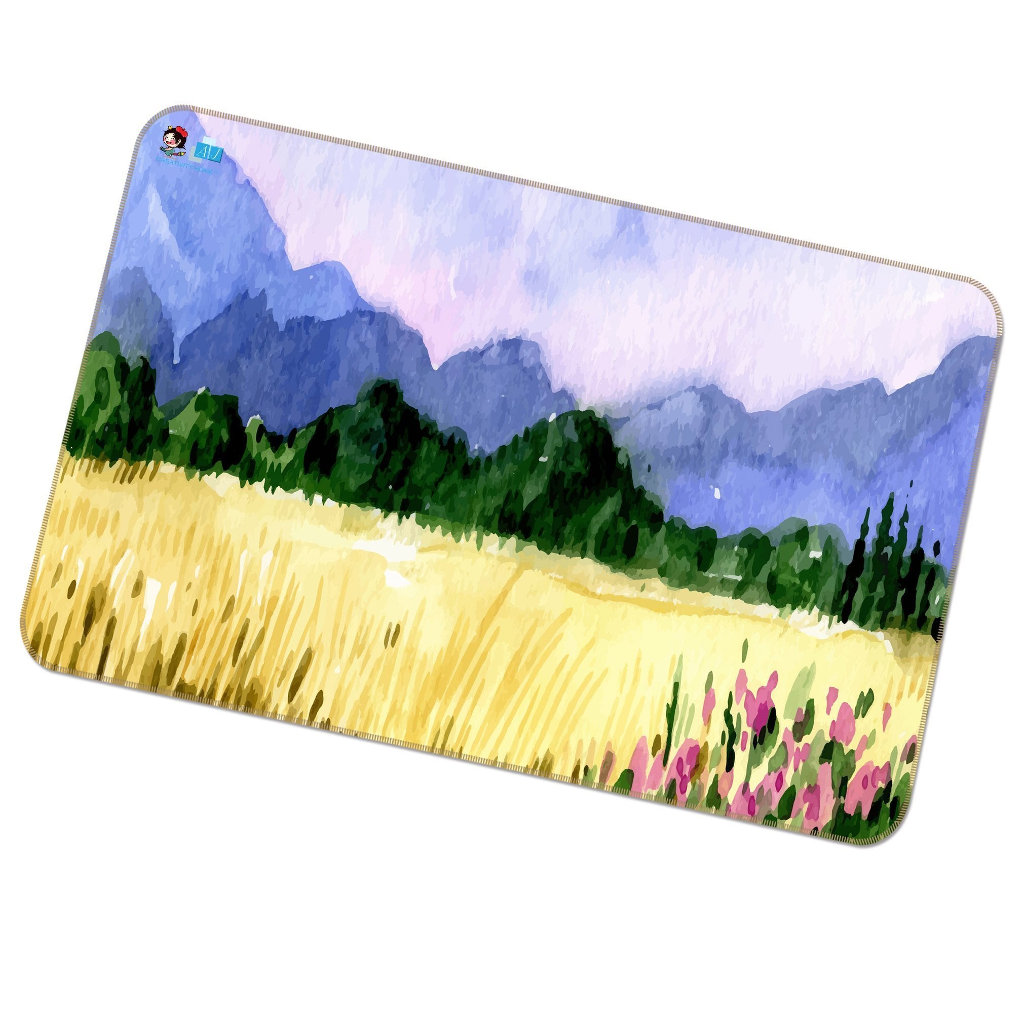 3D Graffiti Mountain View 324 Non Slip Rug Mat Mat AJ Creativity Home