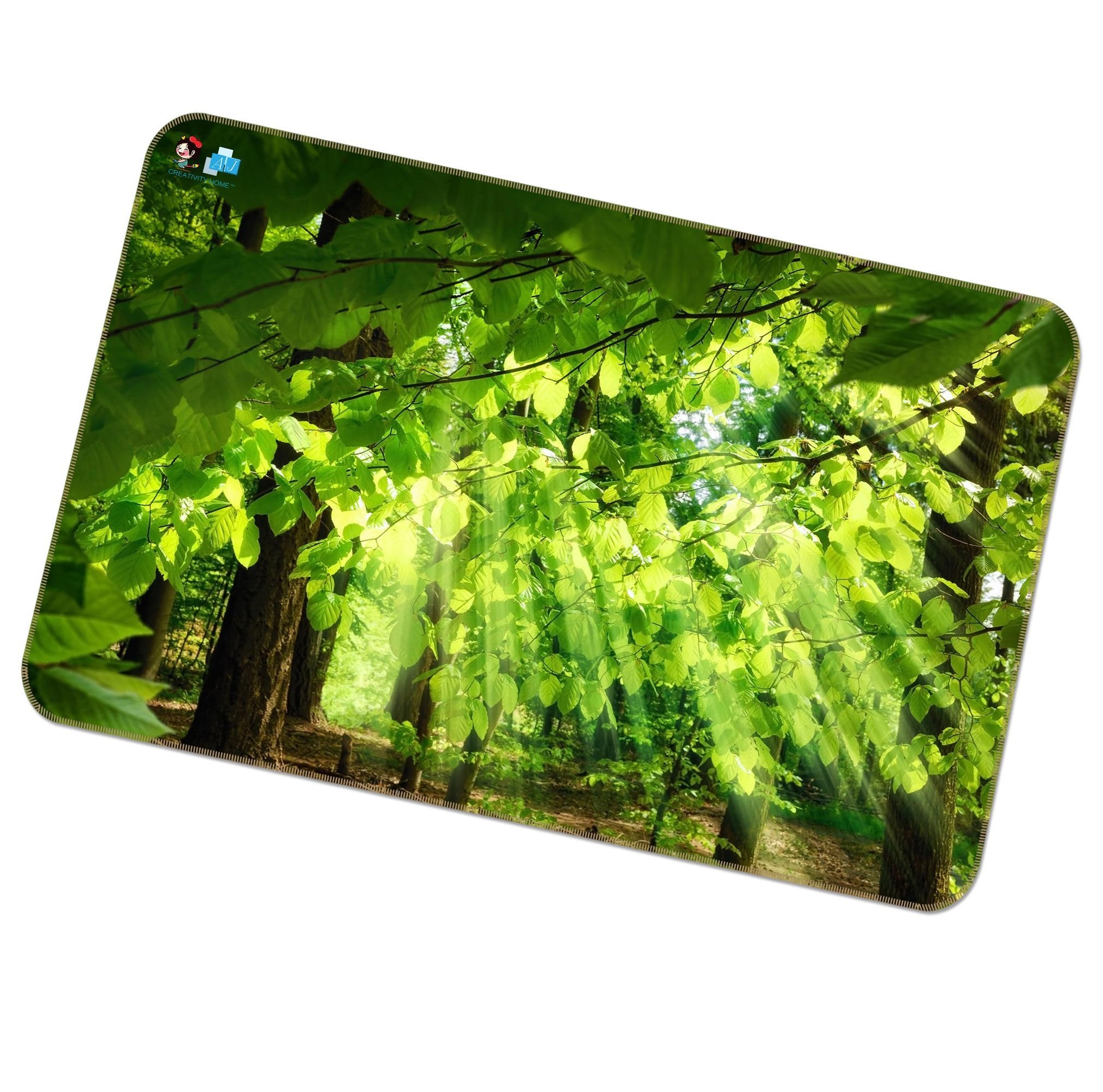 3D Sunlight Leaves 456 Non Slip Rug Mat Mat AJ Creativity Home