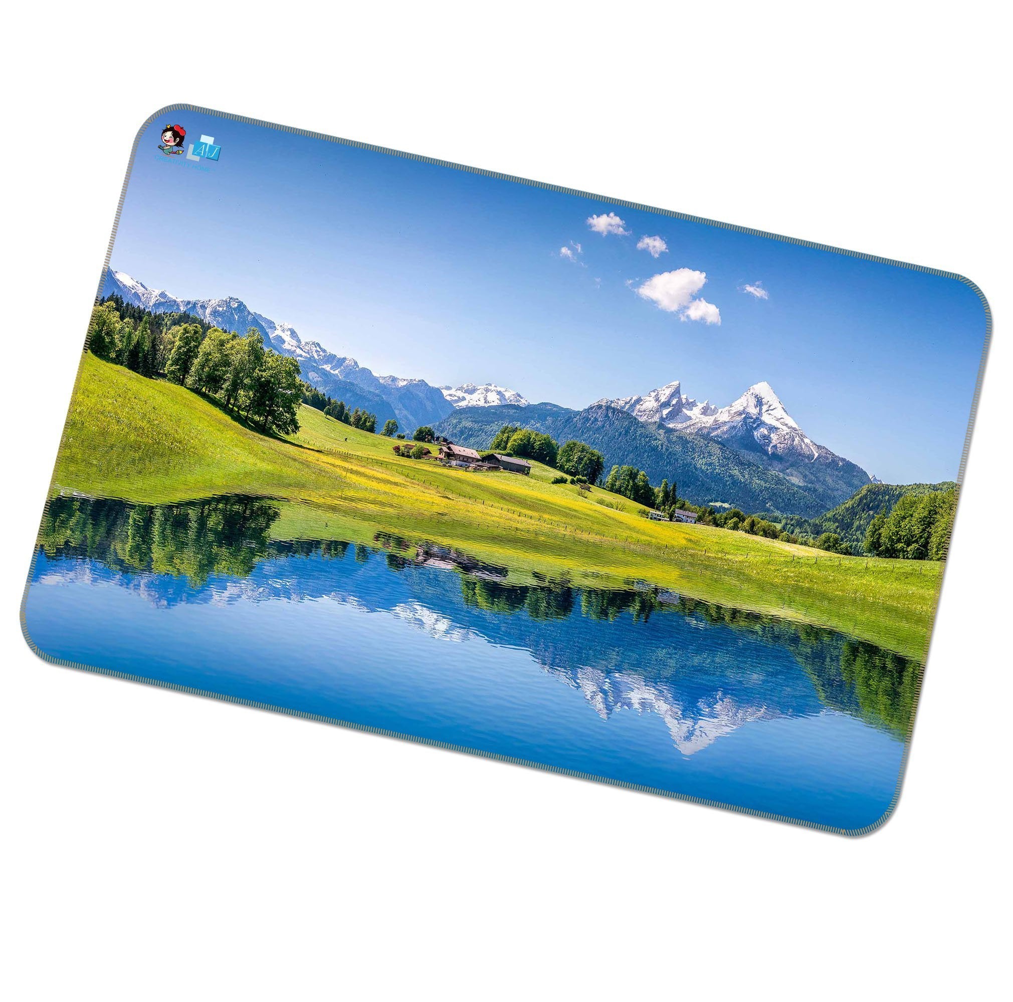 3D Lawn Mountain 374 Non Slip Rug Mat Mat AJ Creativity Home