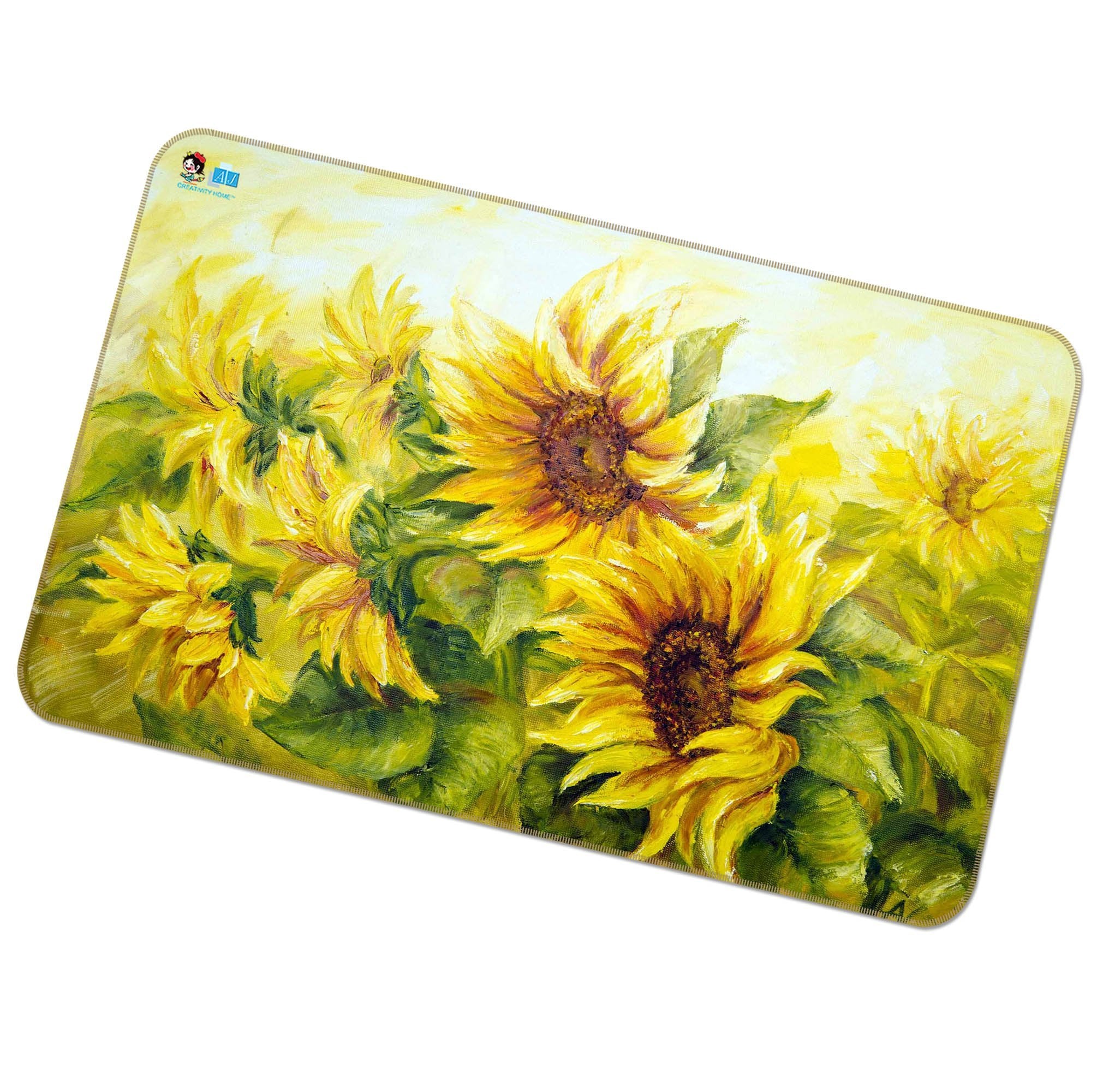 3D Sunflowers Painting 137 Non Slip Rug Mat Mat AJ Creativity Home