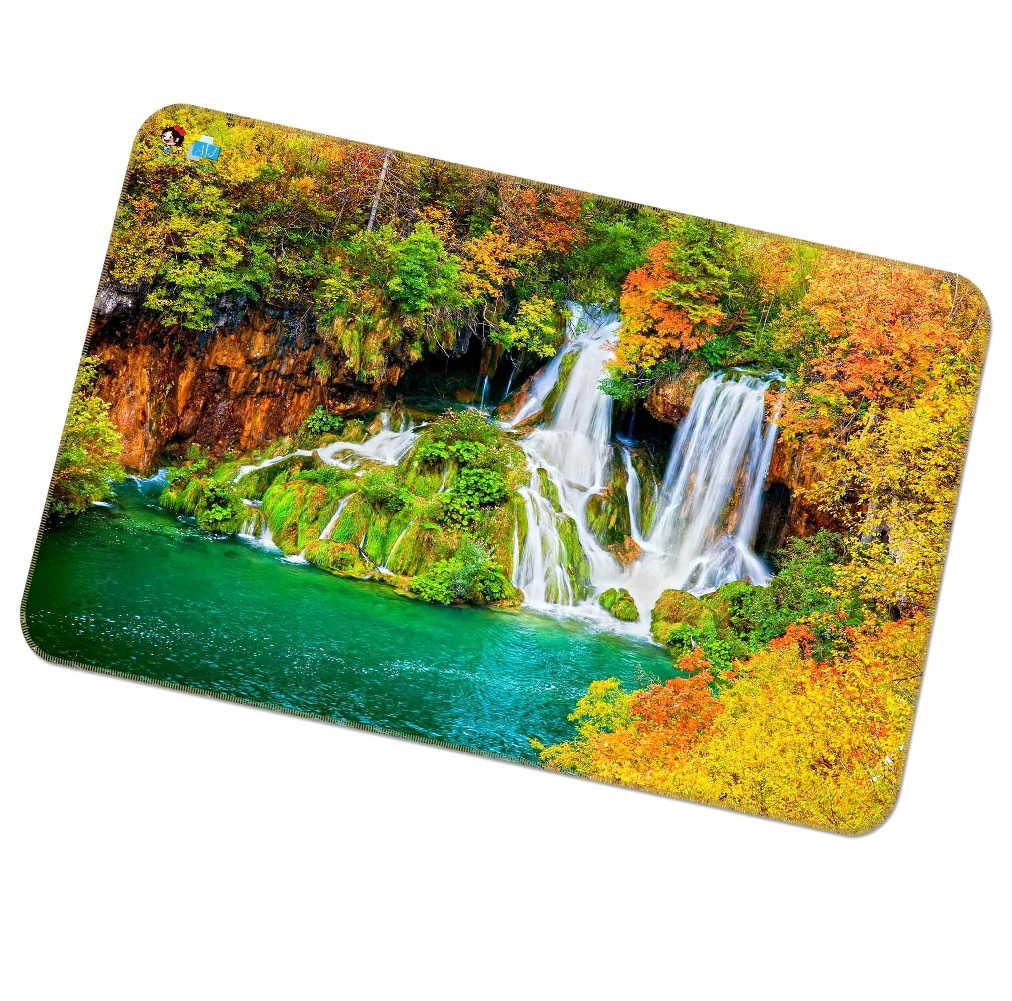 3D Lake Woods 434 Non Slip Rug Mat Mat AJ Creativity Home