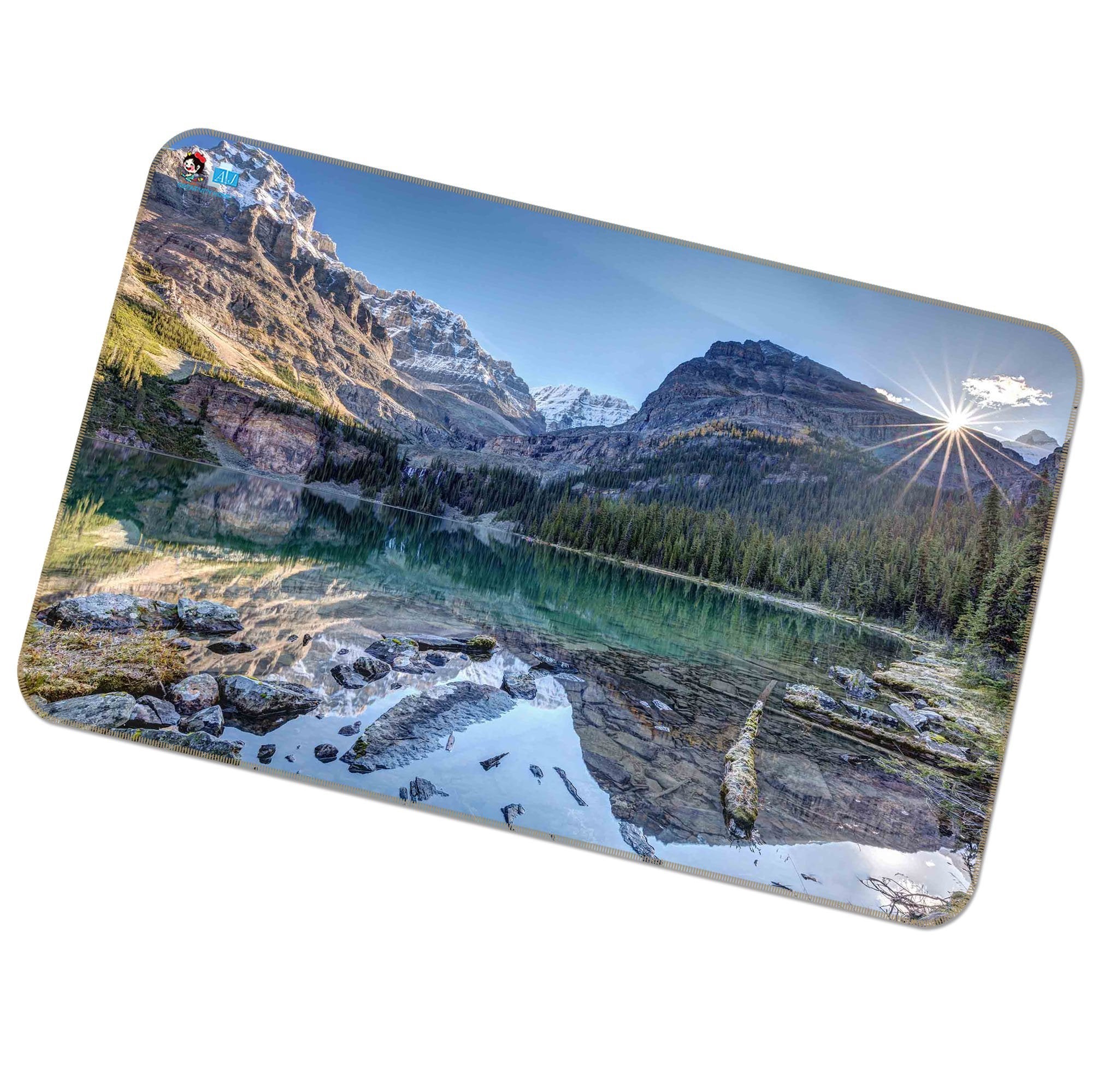 3D Lake Scenery 214 Non Slip Rug Mat Mat AJ Creativity Home