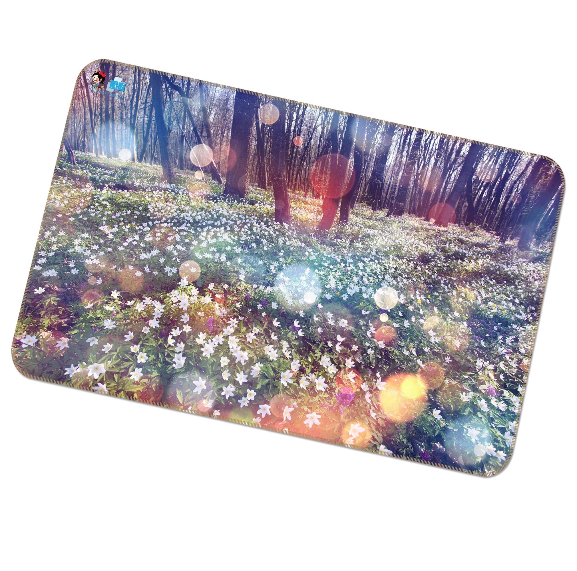 3D Halo Flower 478 Non Slip Rug Mat Mat AJ Creativity Home