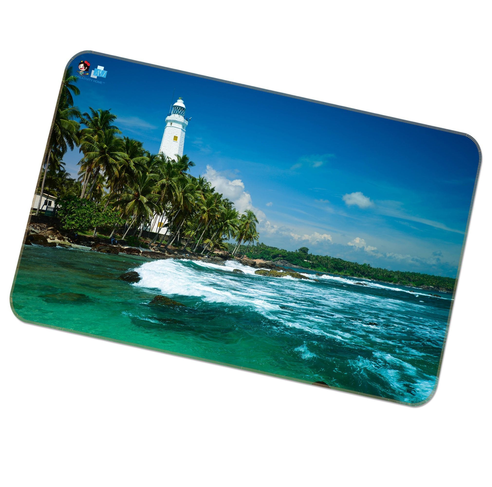 3D Lighthouse Coco 406 Non Slip Rug Mat Mat AJ Creativity Home