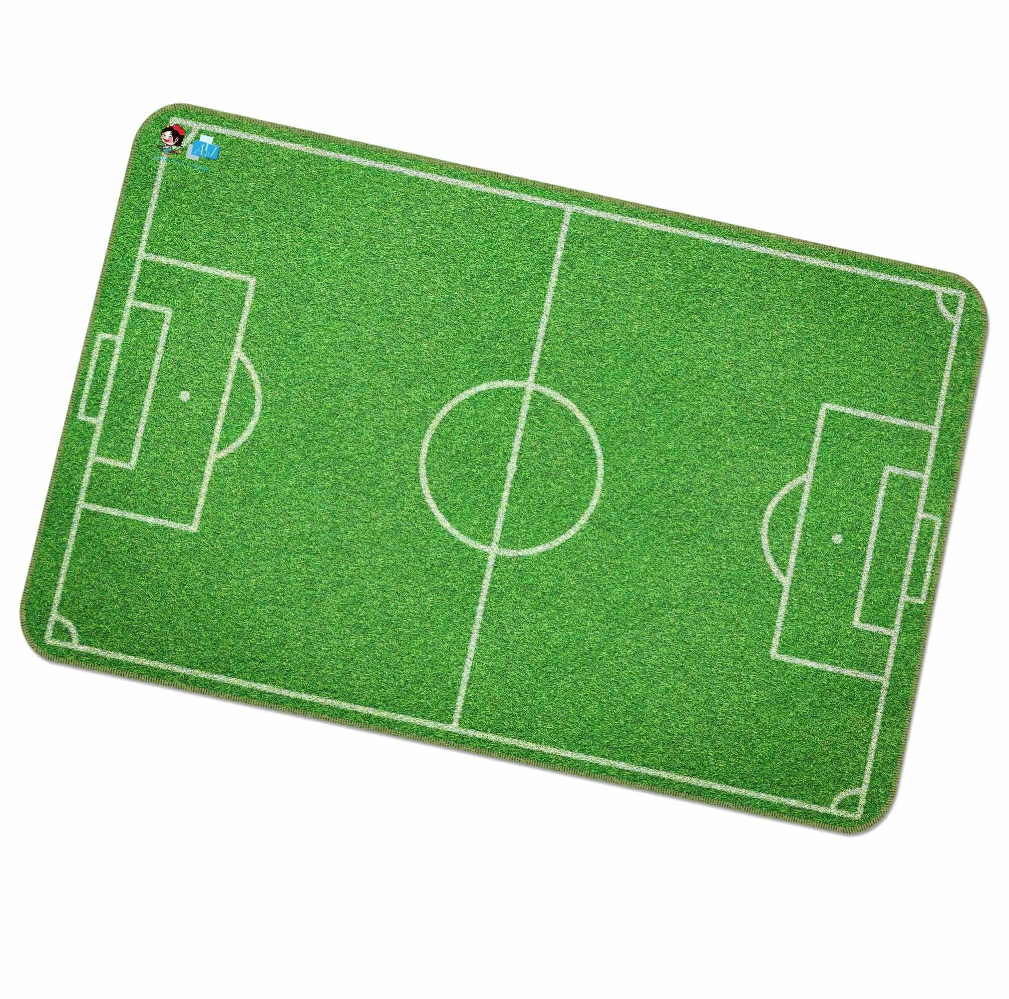 3D Football Field 108 Non Slip Rug Mat Mat AJ Creativity Home