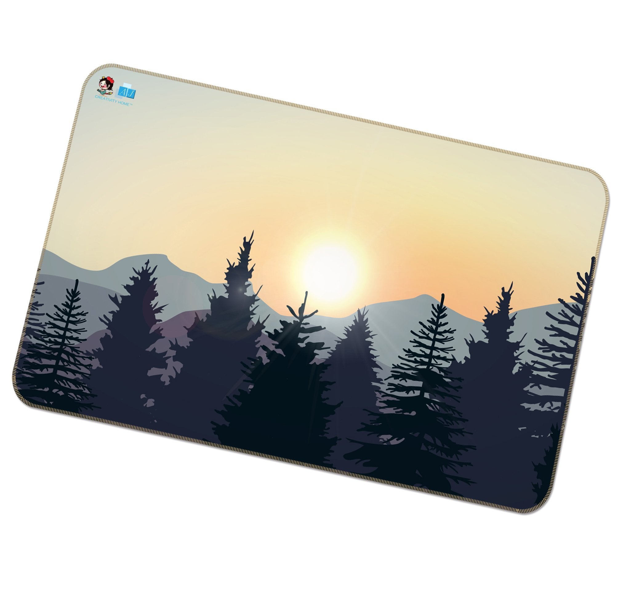 3D Sunlight Hazy Forest 298 Non Slip Rug Mat Mat AJ Creativity Home