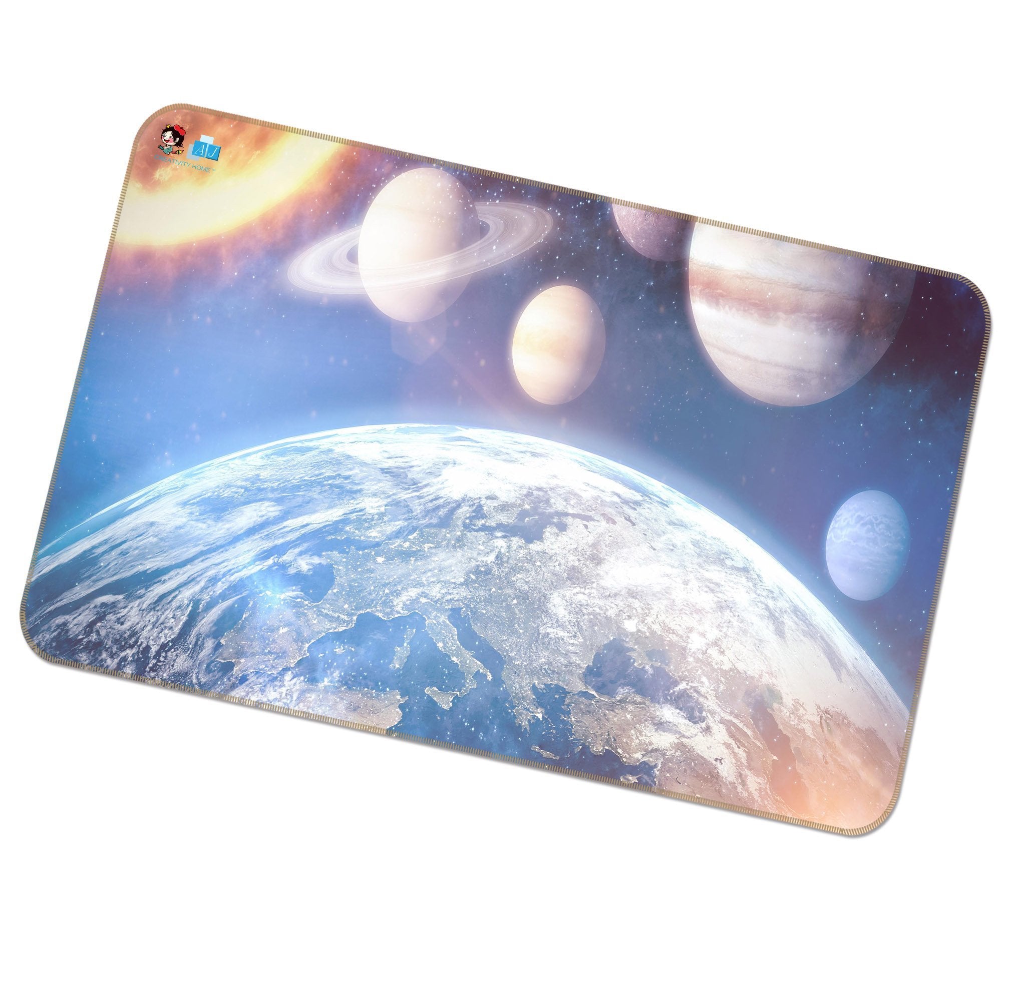 3D Earth Turn 219 Non Slip Rug Mat Mat AJ Creativity Home