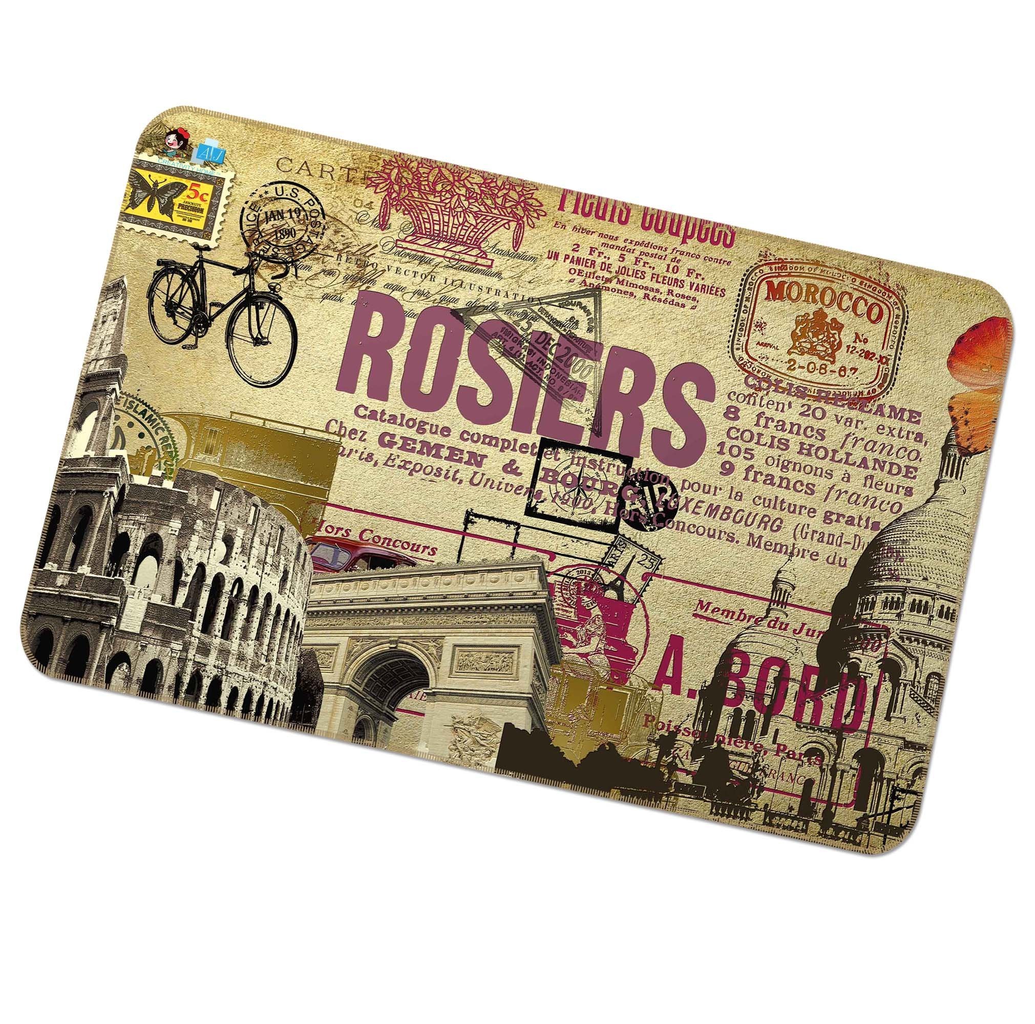 3D Bicycle Stamp 389 Non Slip Rug Mat Mat AJ Creativity Home