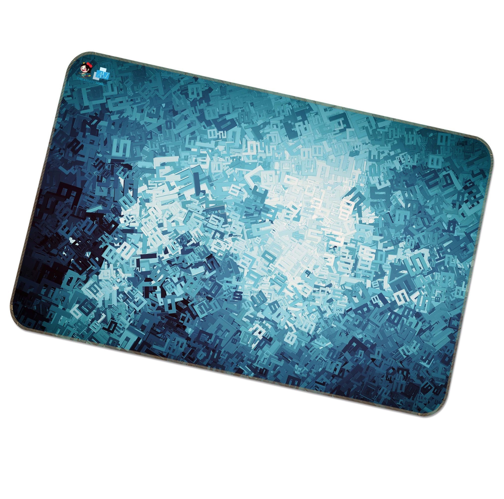 3D Letter Card 283 Non Slip Rug Mat Mat AJ Creativity Home