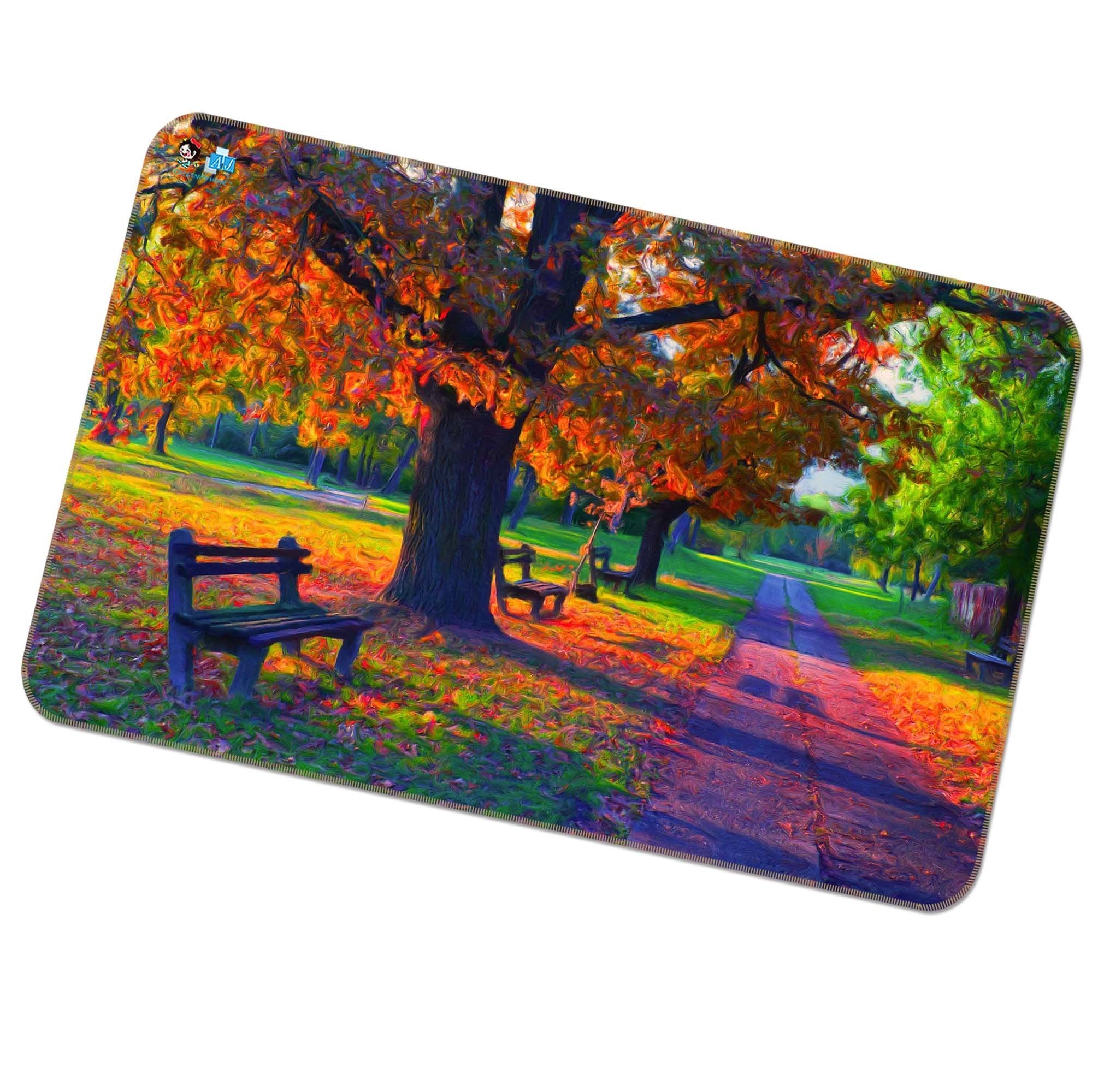 3D Pretty Garden Painting 190 Non Slip Rug Mat Mat AJ Creativity Home