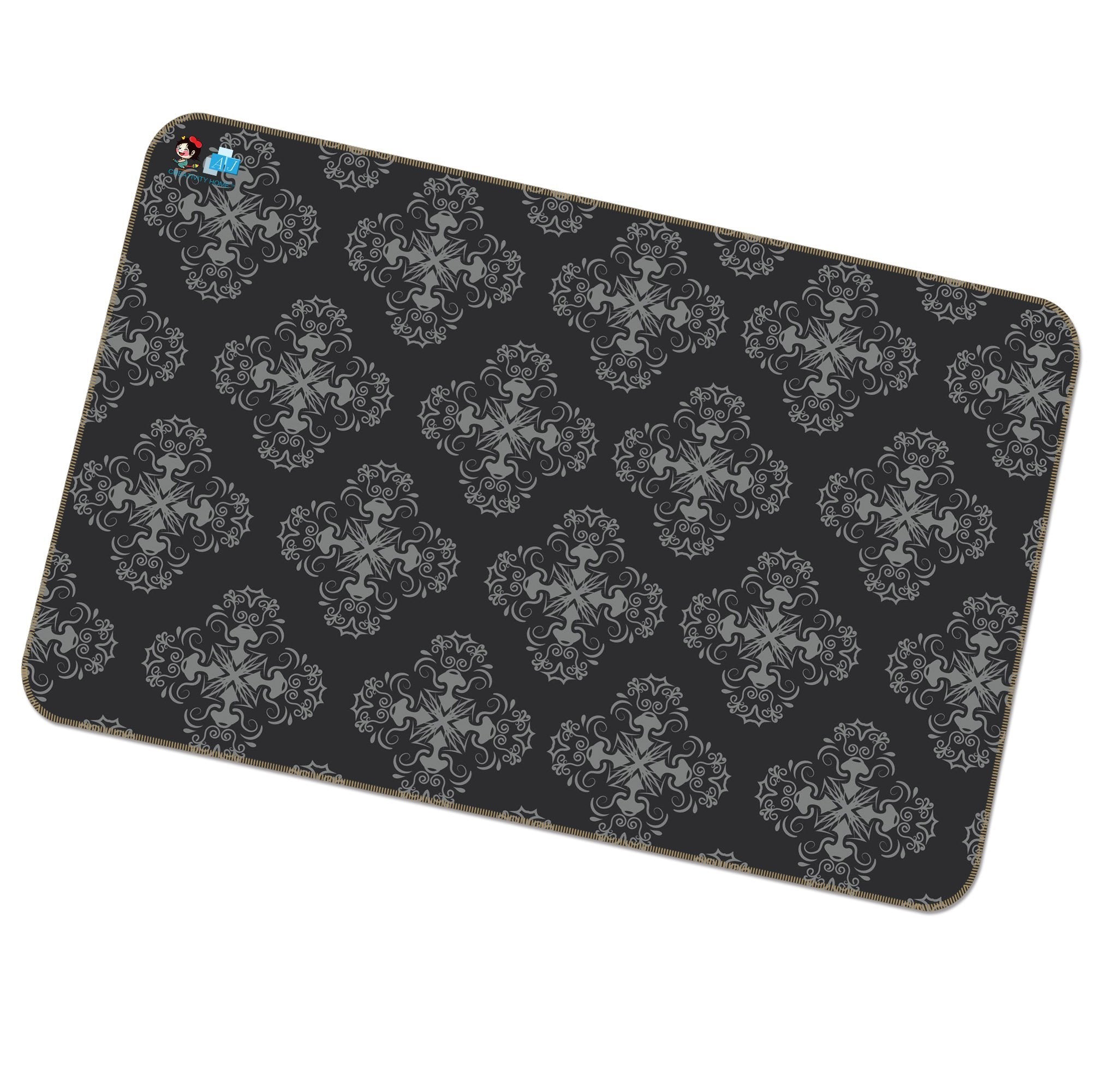 3D Cross Pattern 058 Non Slip Rug Mat Mat AJ Creativity Home