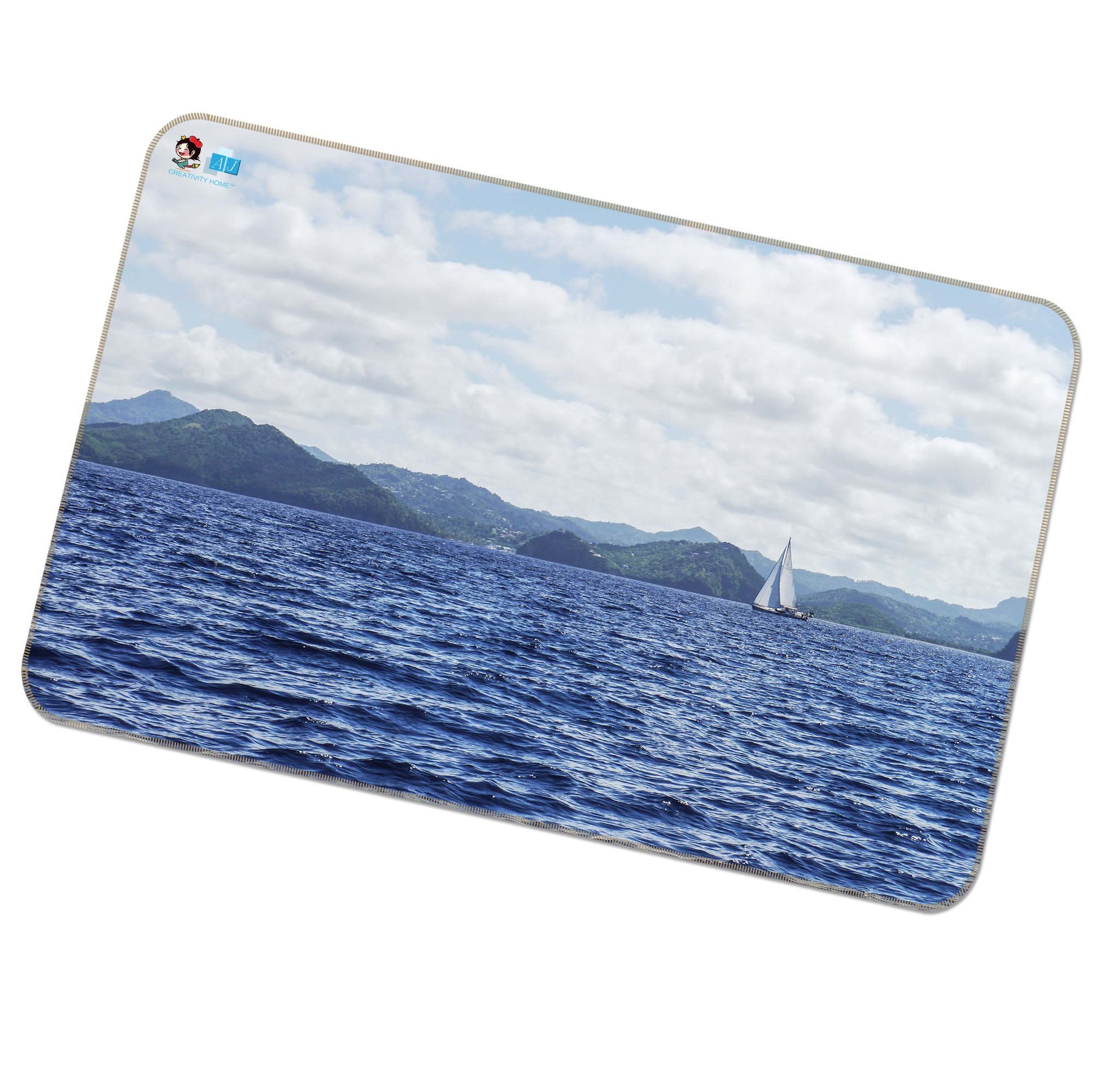 3D Surface Boat 039 Non Slip Rug Mat Mat AJ Creativity Home