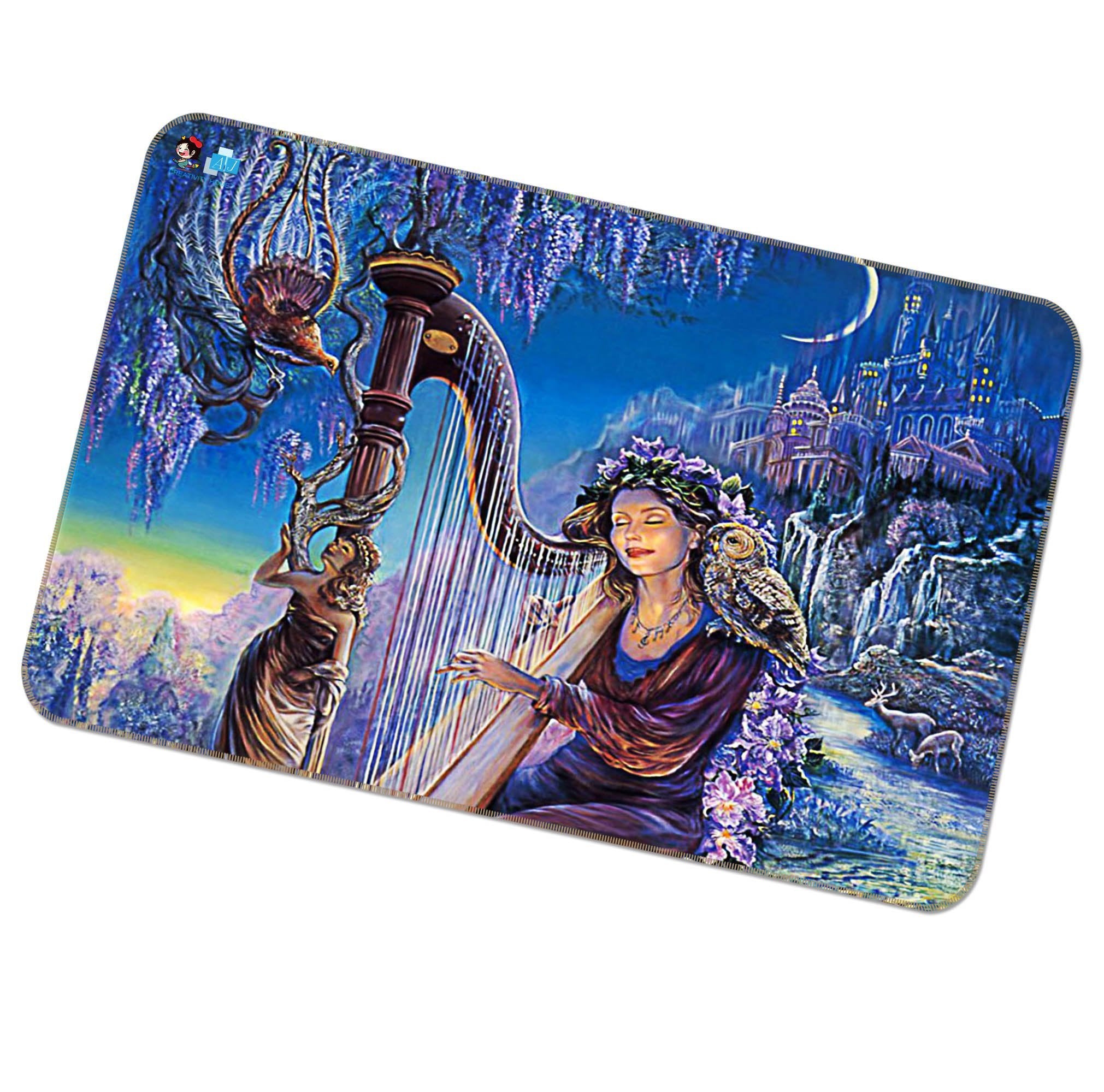 3D Bomb Harp 341 Non Slip Rug Mat Mat AJ Creativity Home