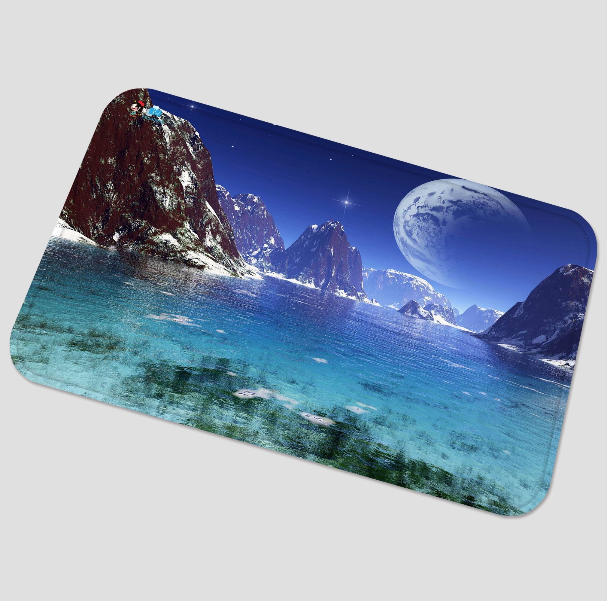 3D Pretty Lake Scenery 125 Non Slip Rug Mat Mat AJ Creativity Home