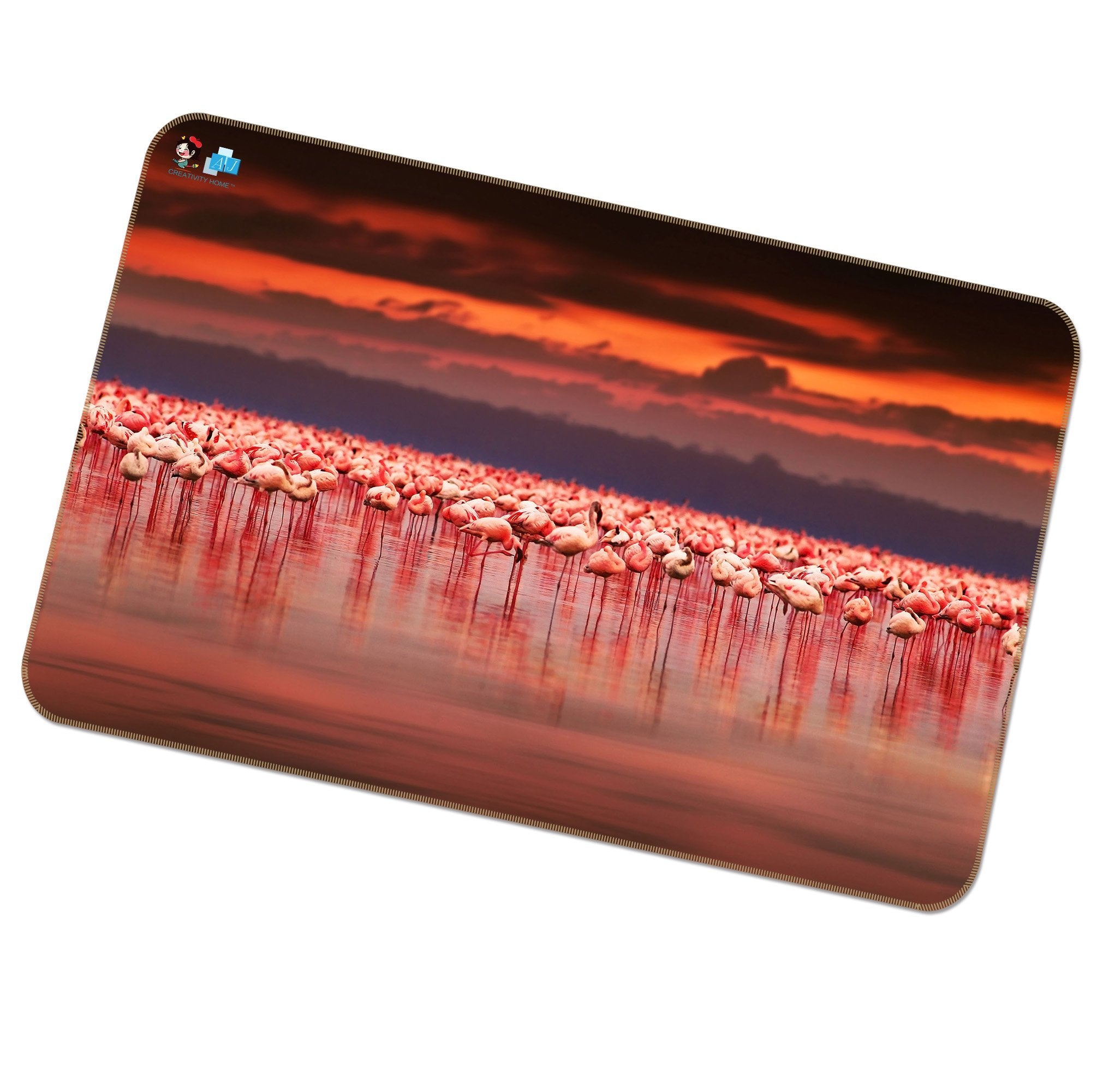 3D Flamingo River 401 Non Slip Rug Mat Mat AJ Creativity Home