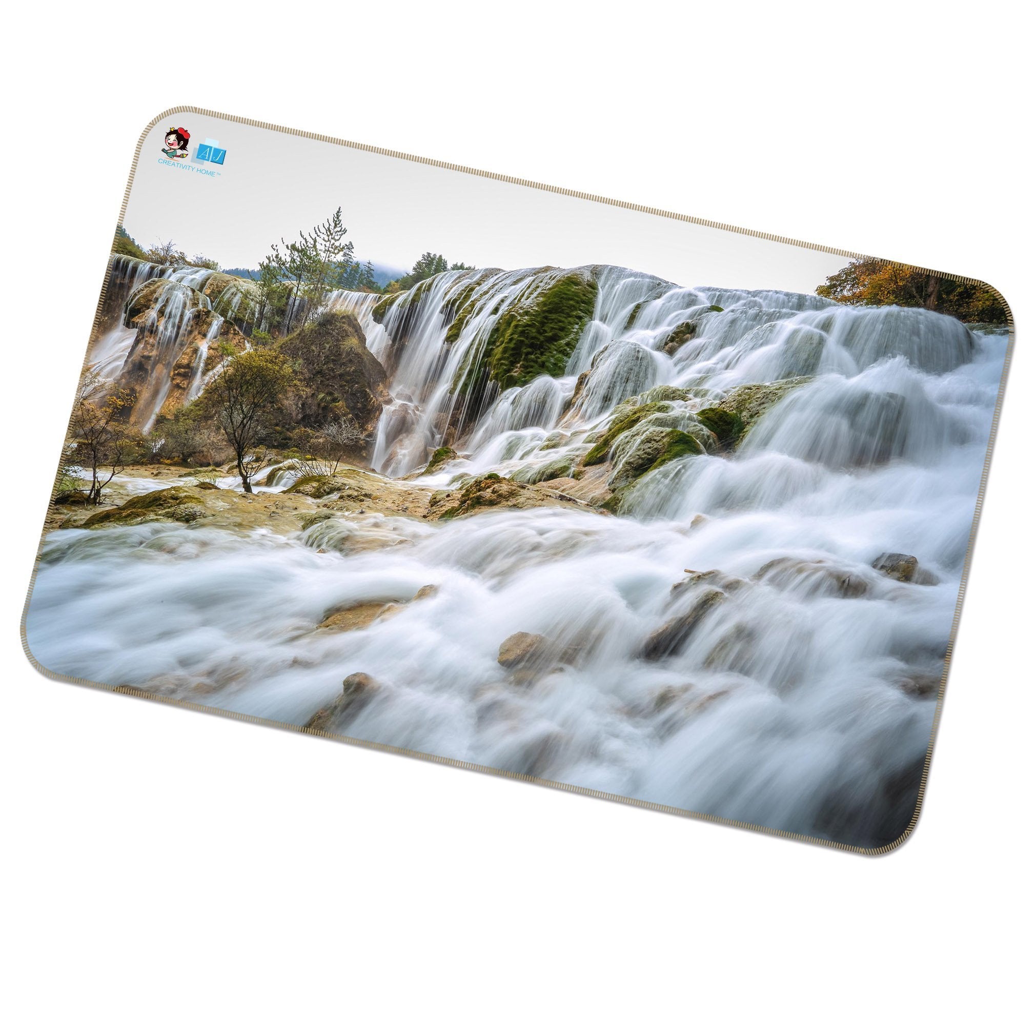 3D Rapid Stream 498 Non Slip Rug Mat Mat AJ Creativity Home