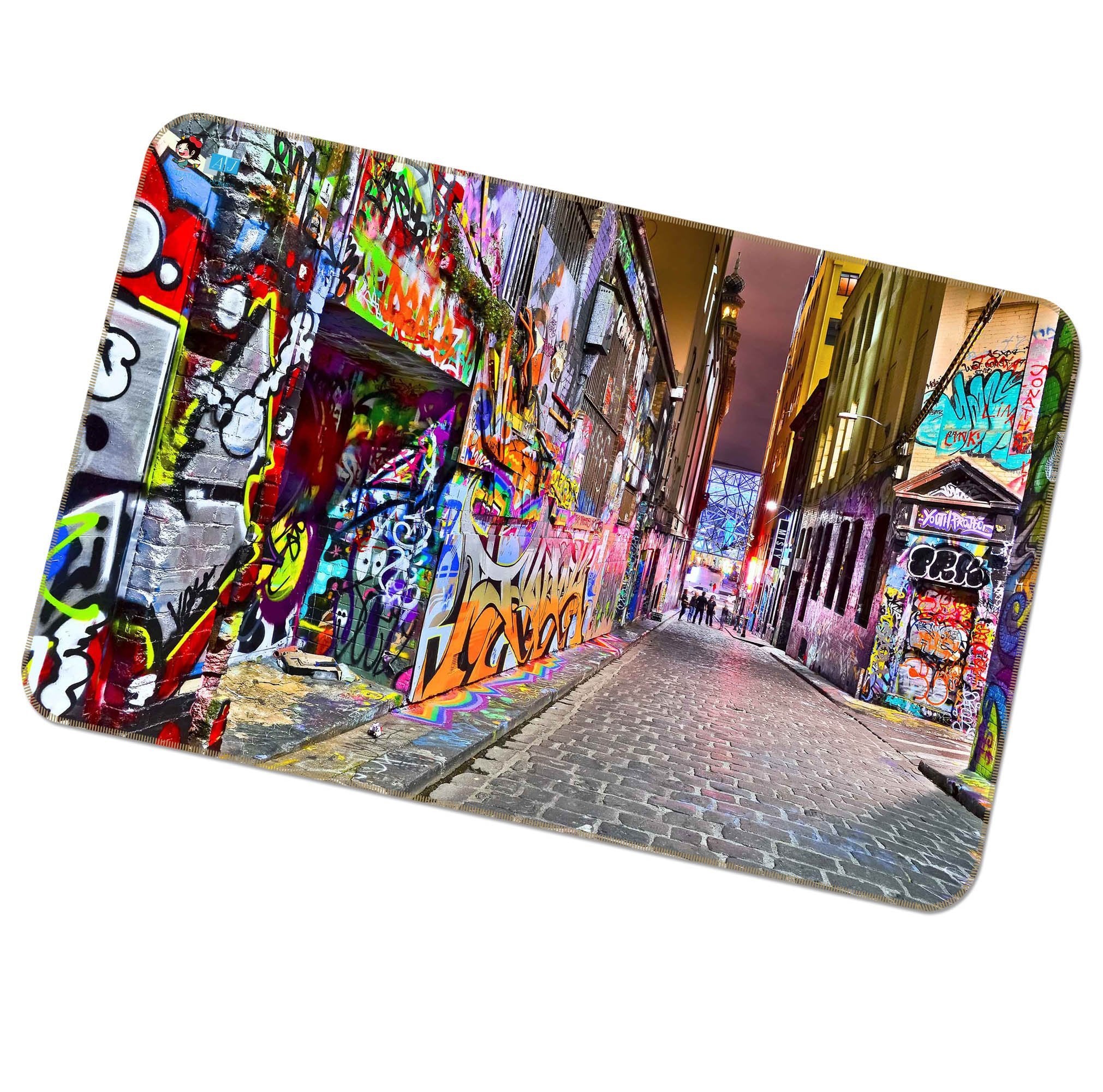 3D Wall Painting 529 Non Slip Rug Mat Mat AJ Creativity Home