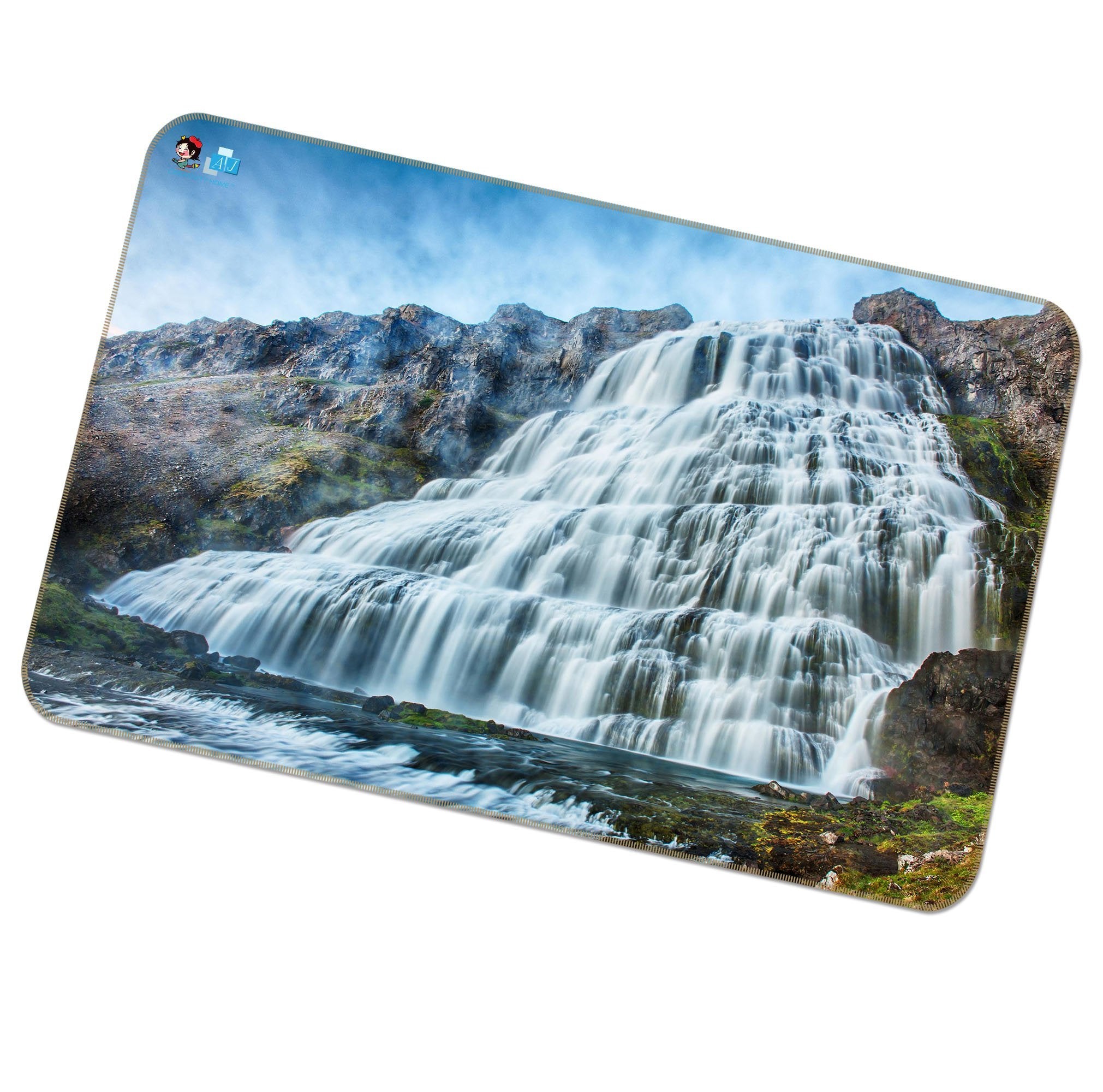 3D River Cliff 465 Non Slip Rug Mat Mat AJ Creativity Home