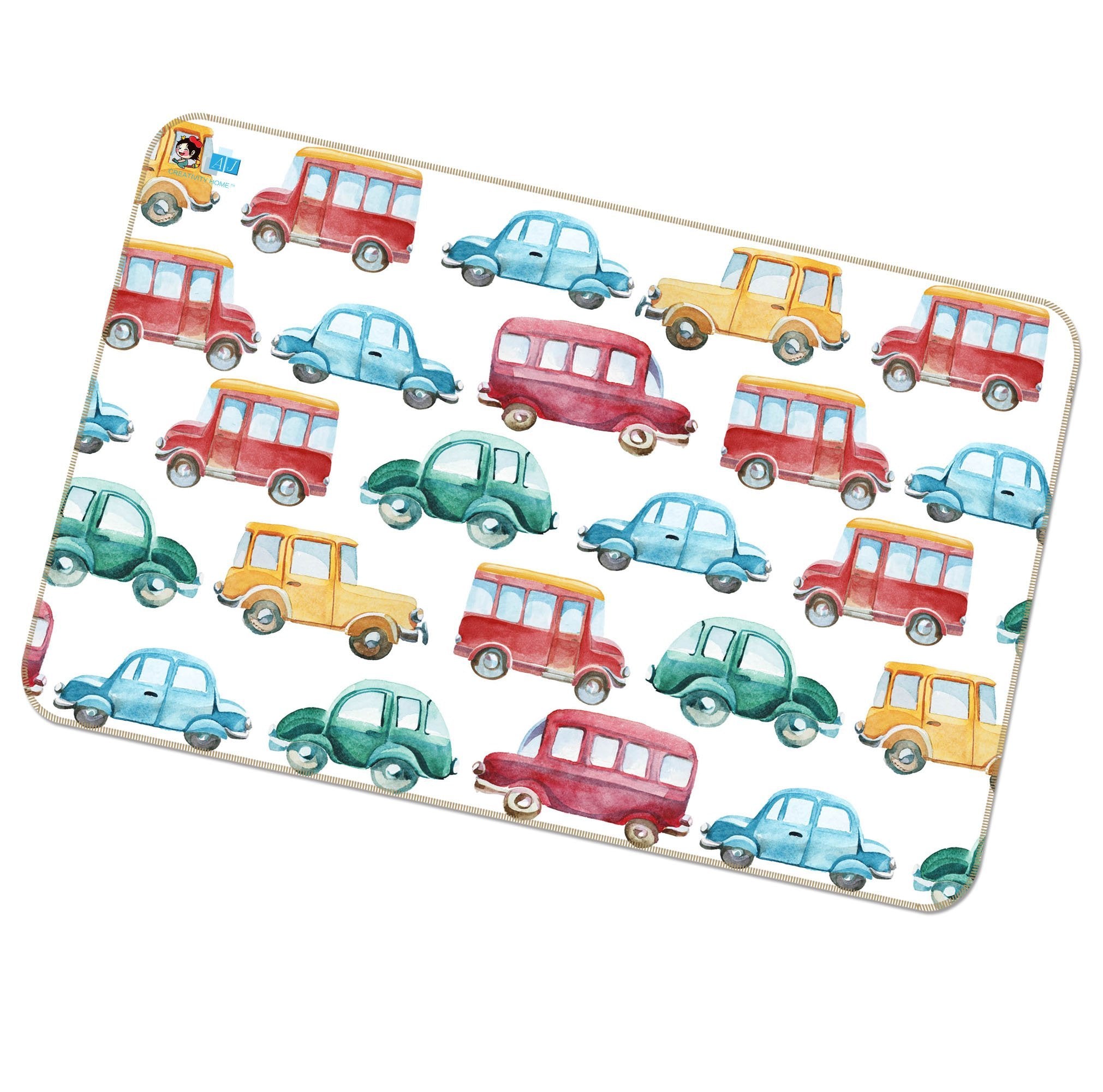 3D Color Car 090 Non Slip Rug Mat Mat AJ Creativity Home