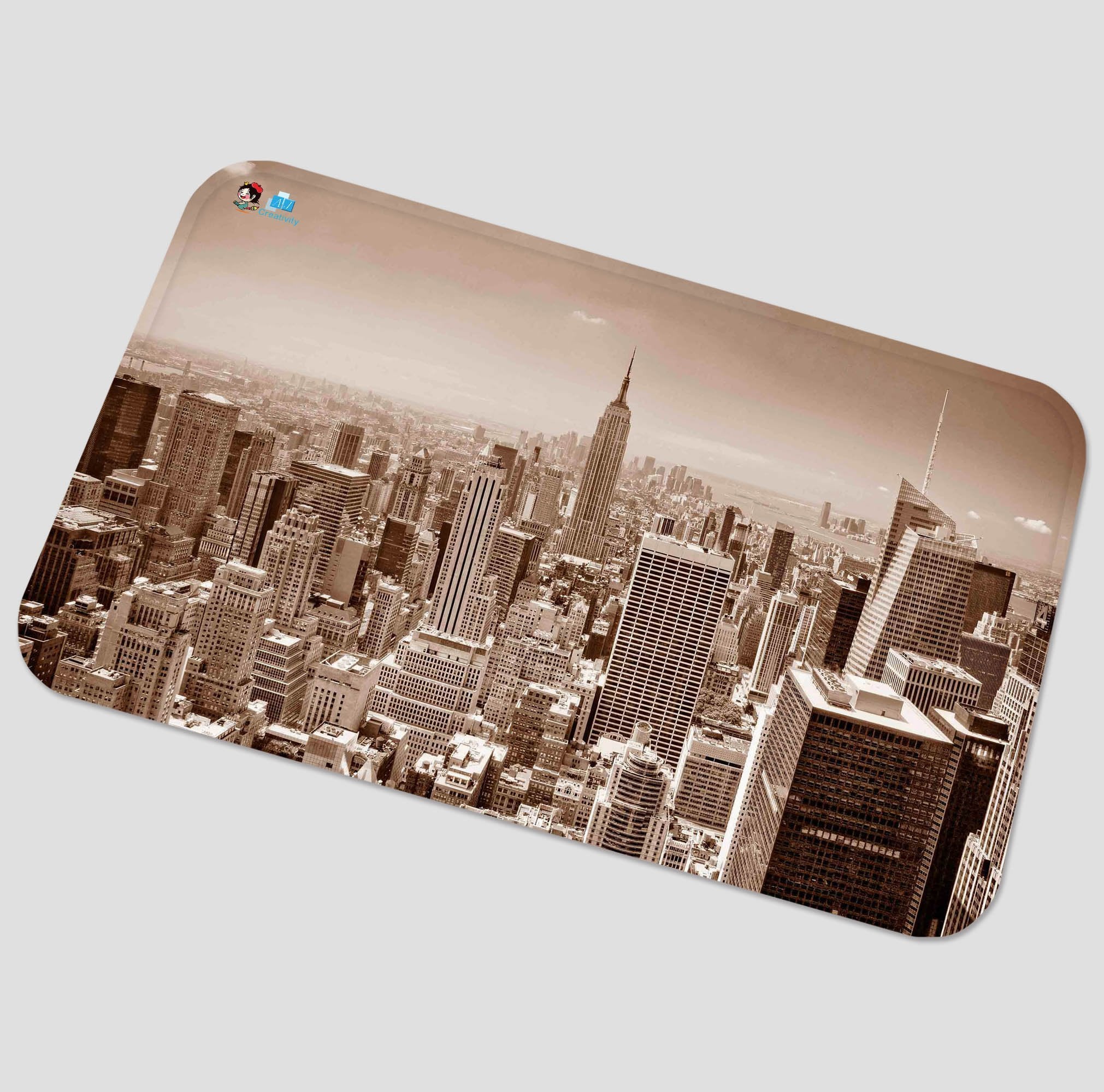 3D New York 71 Non Slip Rug Mat Mat AJ Creativity Home