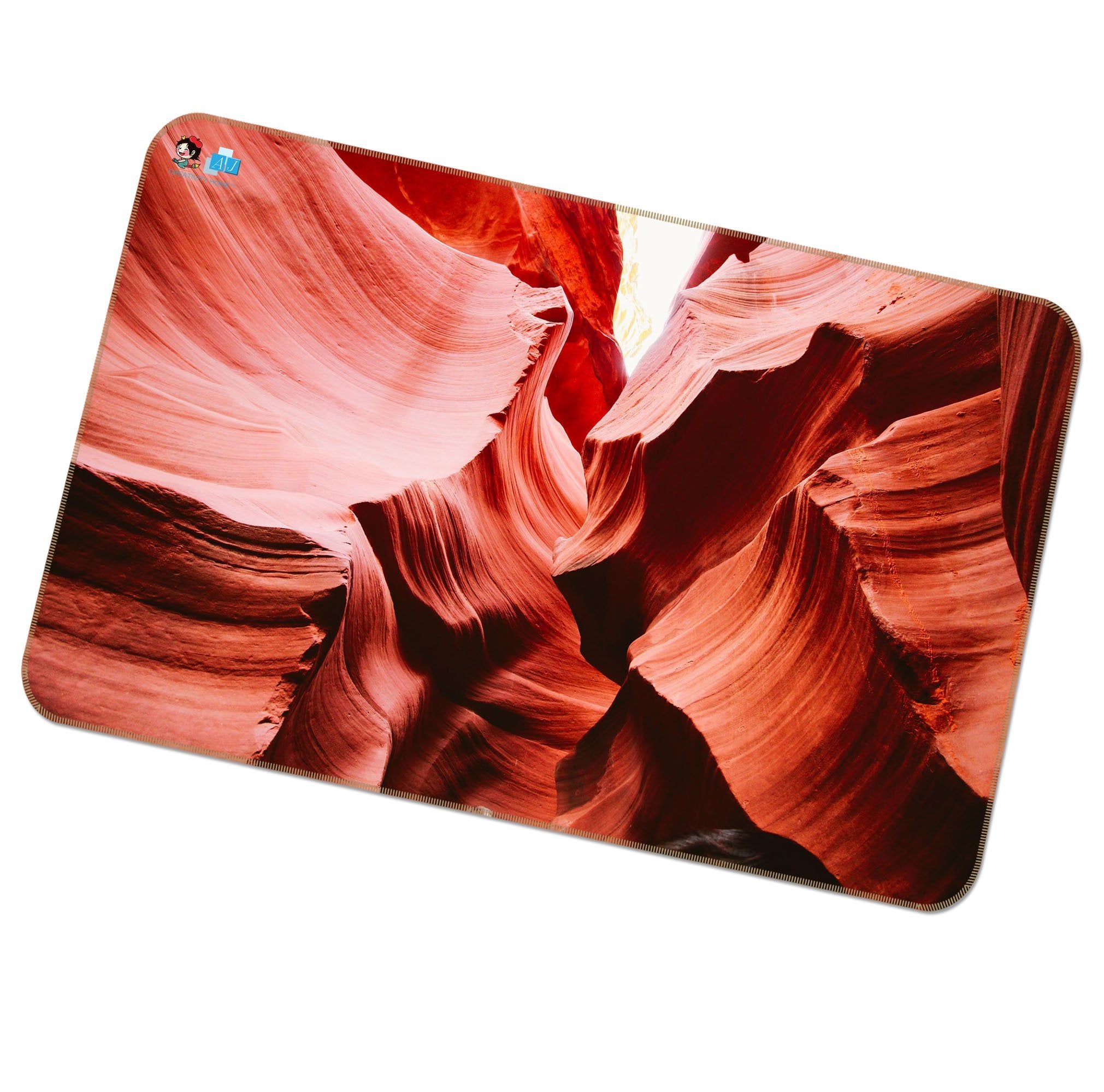 3D Red Rock 020 Non Slip Rug Mat Mat AJ Creativity Home