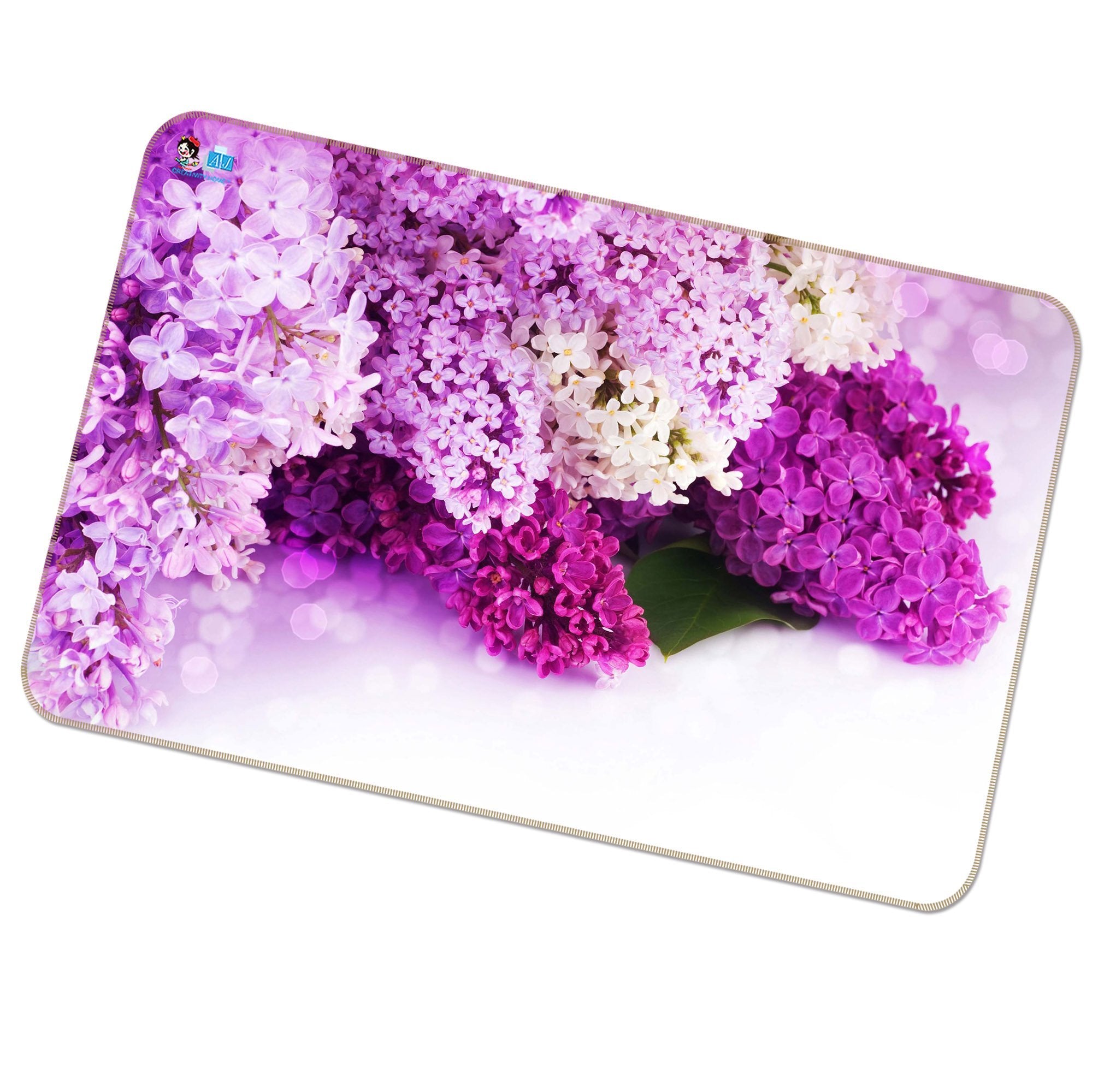 3D Violet Flowers 134 Non Slip Rug Mat Mat AJ Creativity Home