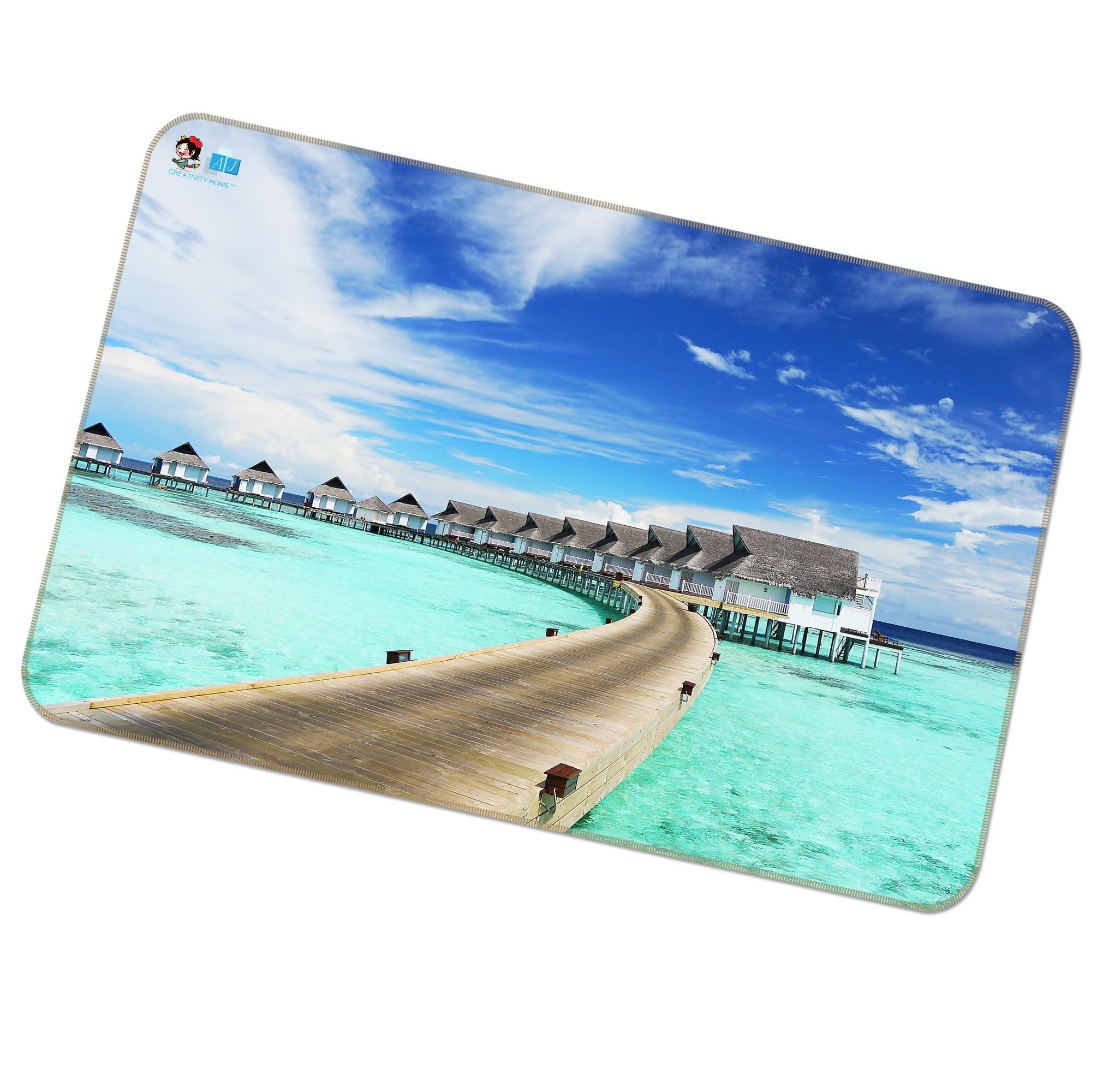 3D Seaside House 414 Non Slip Rug Mat Mat AJ Creativity Home