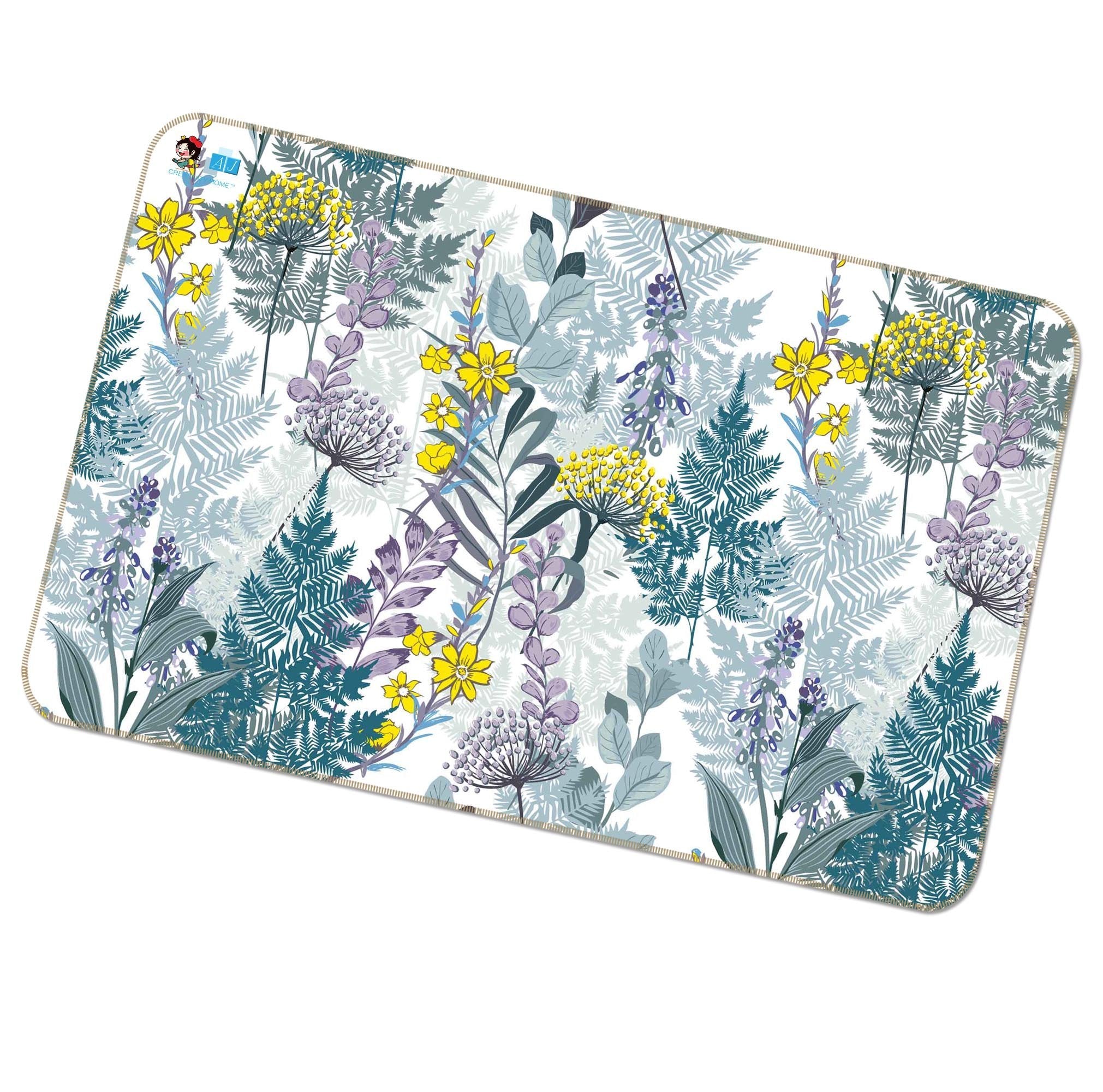 3D Yellow Flower 142 Non Slip Rug Mat Mat AJ Creativity Home