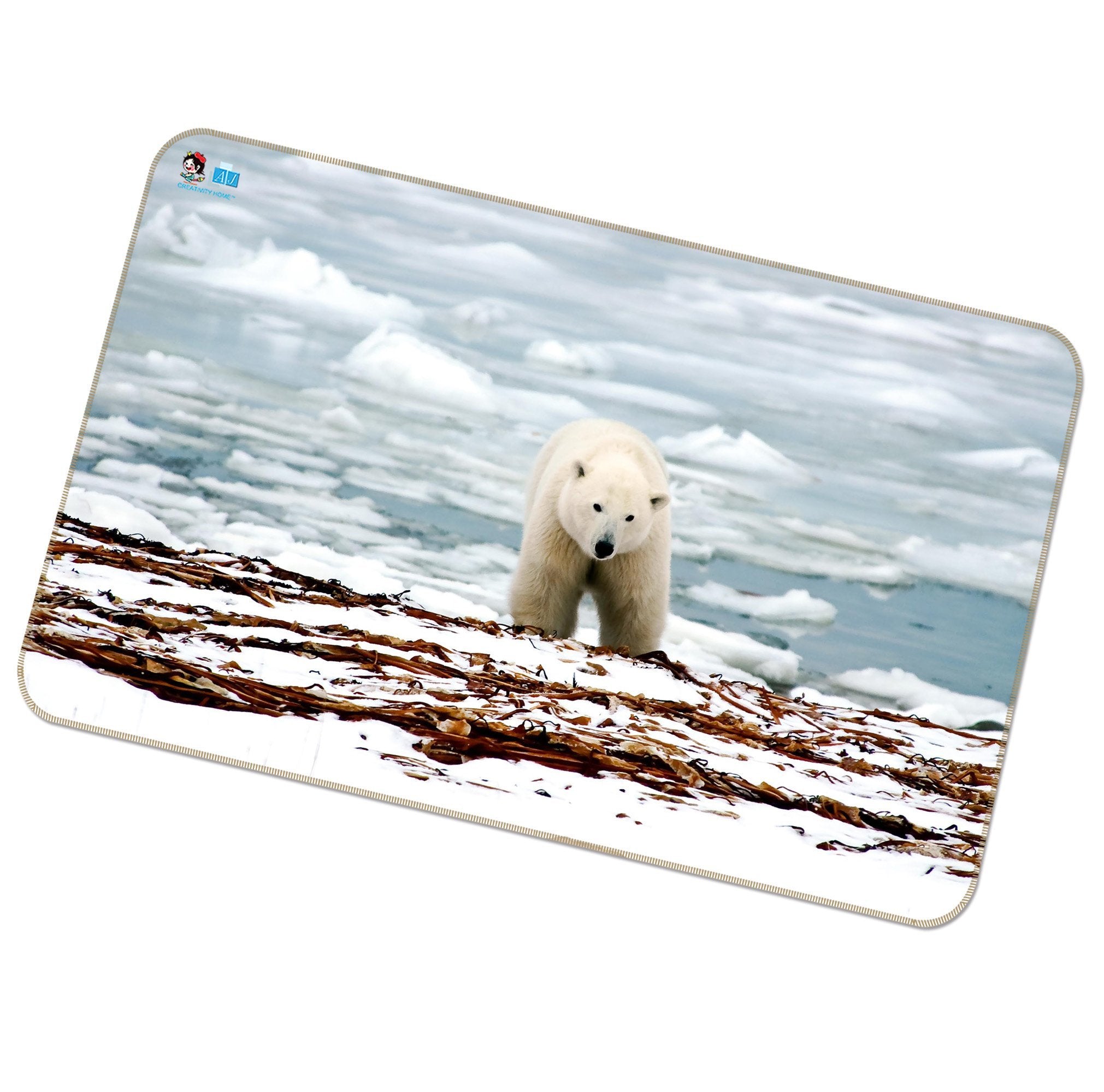 3D Seaside Polar Bear 258 Non Slip Rug Mat Mat AJ Creativity Home