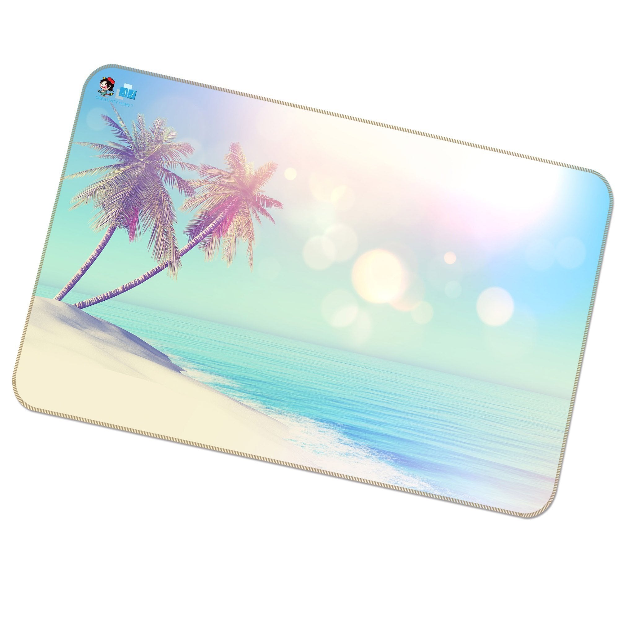 3D Halo Coconut Tree 189 Non Slip Rug Mat Mat AJ Creativity Home