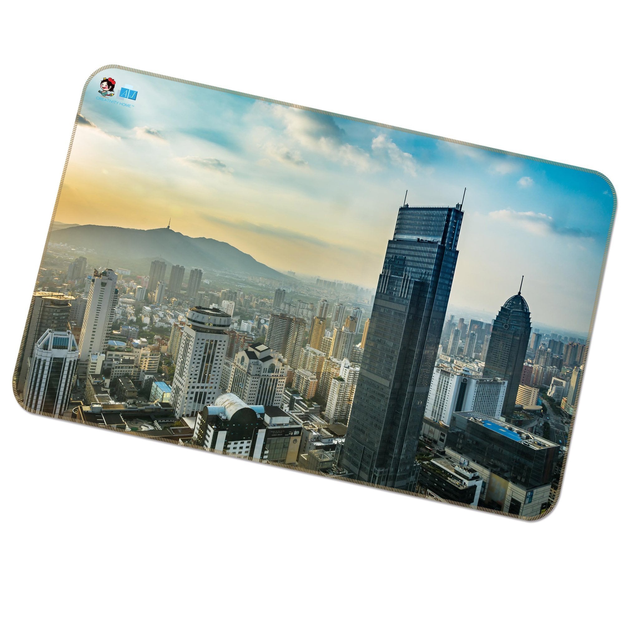 3D Building Hill 171 Non Slip Rug Mat Mat AJ Creativity Home