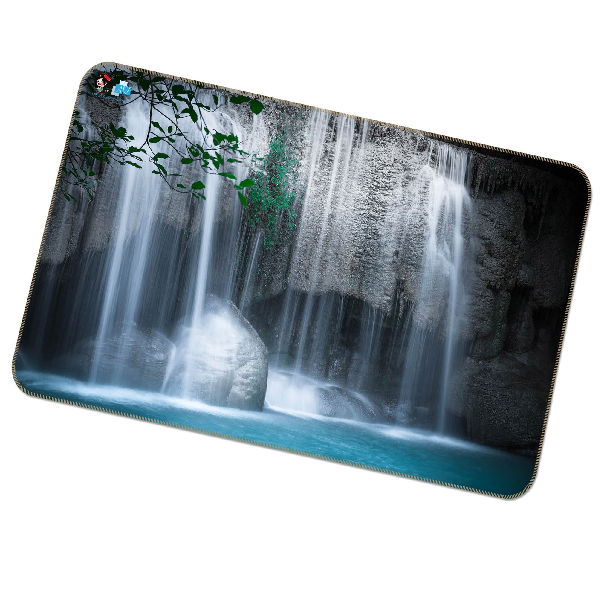 3D Mountain River 466 Non Slip Rug Mat Mat AJ Creativity Home