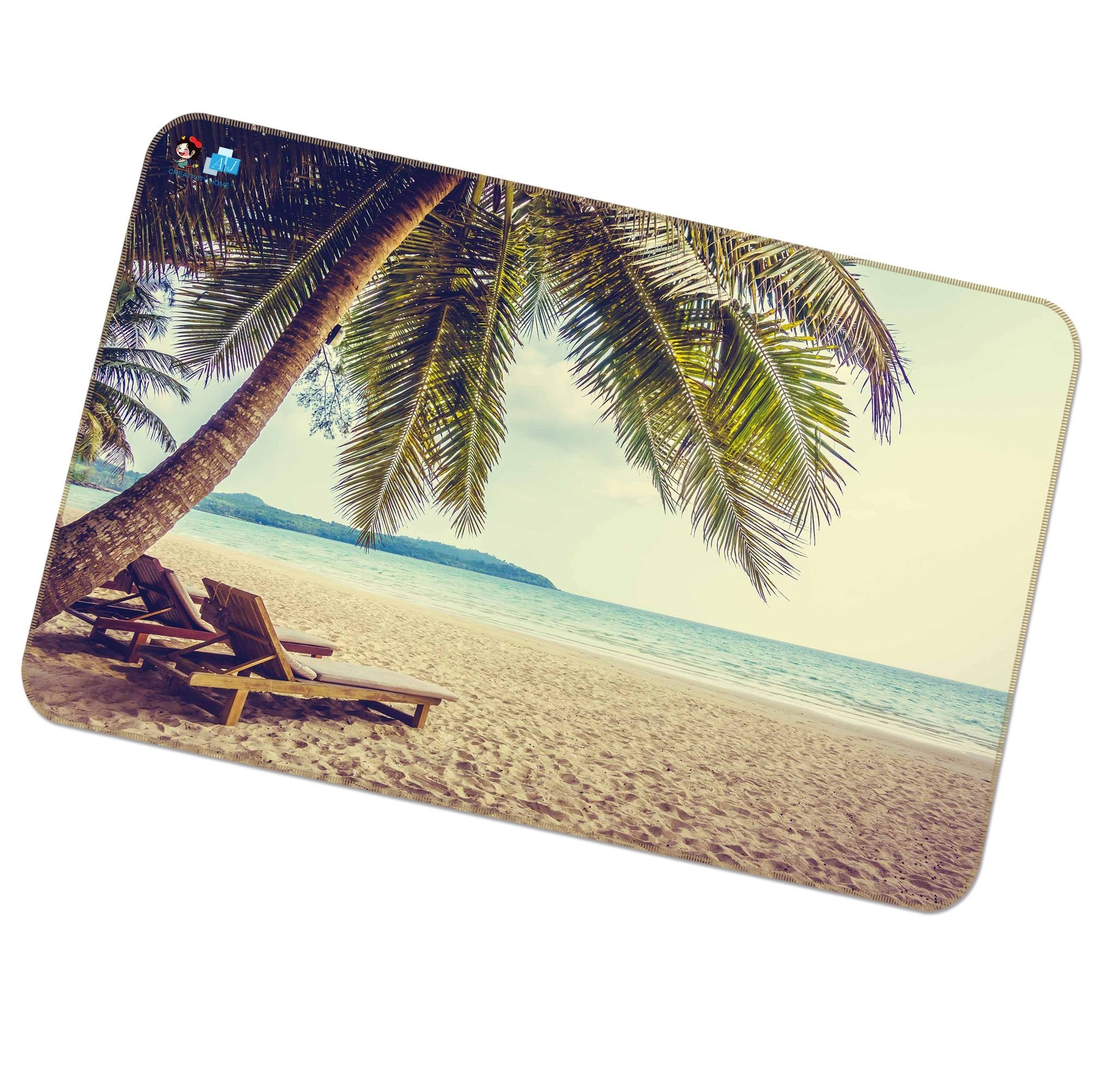 3D Coconut Chair 183 Non Slip Rug Mat Mat AJ Creativity Home