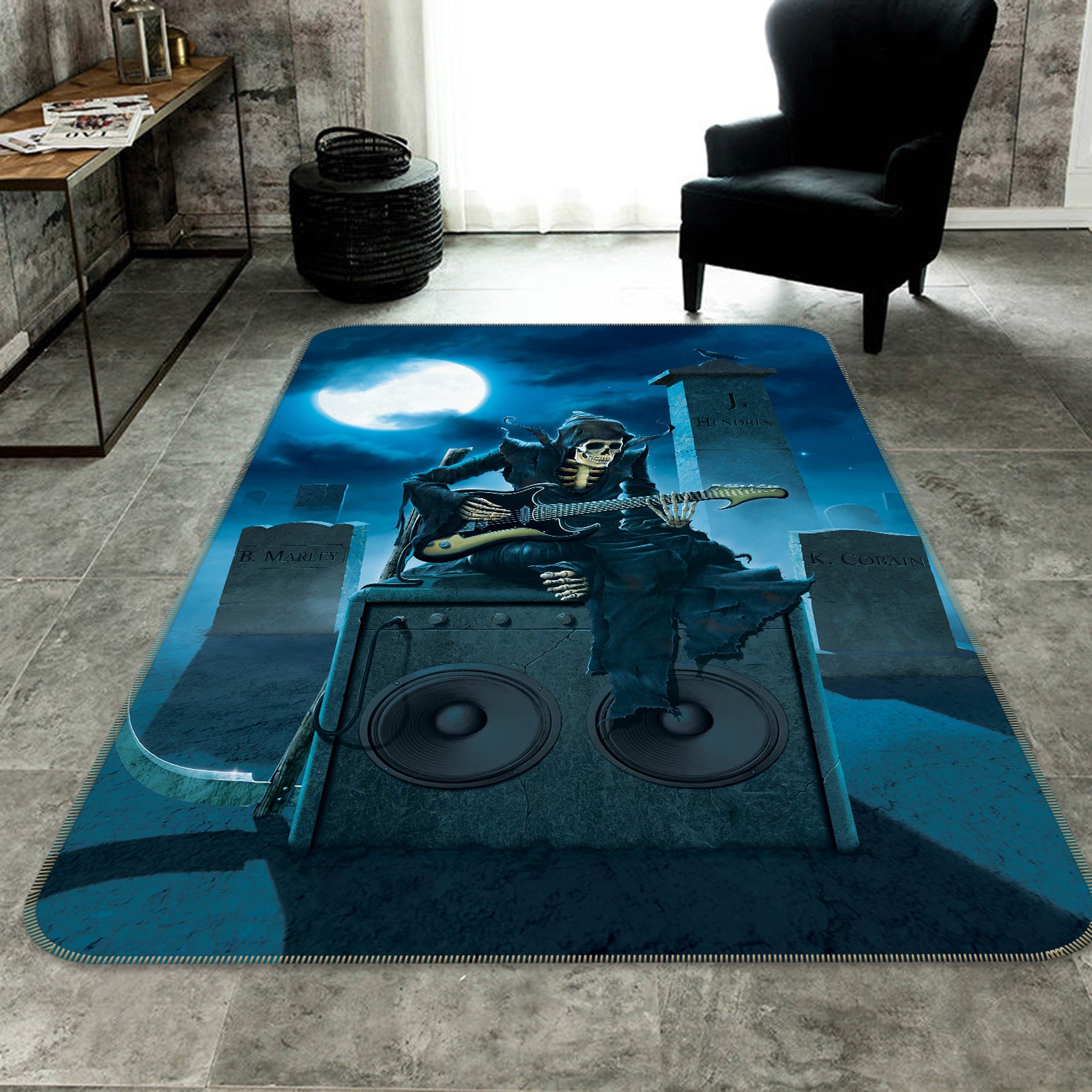 3D Tribute 1080 Vincent Hie Rug Non Slip Rug Mat