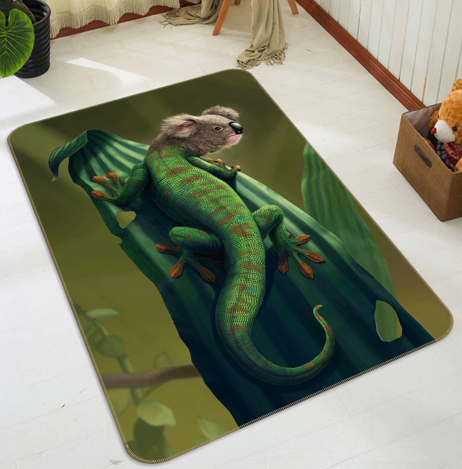 3D Gekoala 1037 Vincent Hie Rug Non Slip Rug Mat