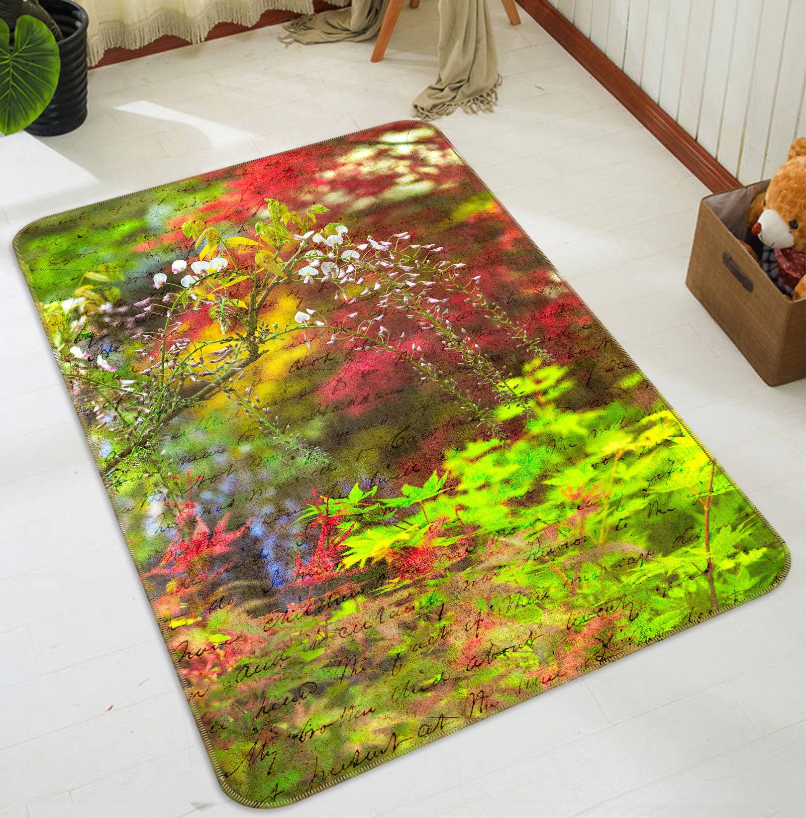 3D Spring Garden 1025 Assaf Frank Rug Non Slip Rug Mat