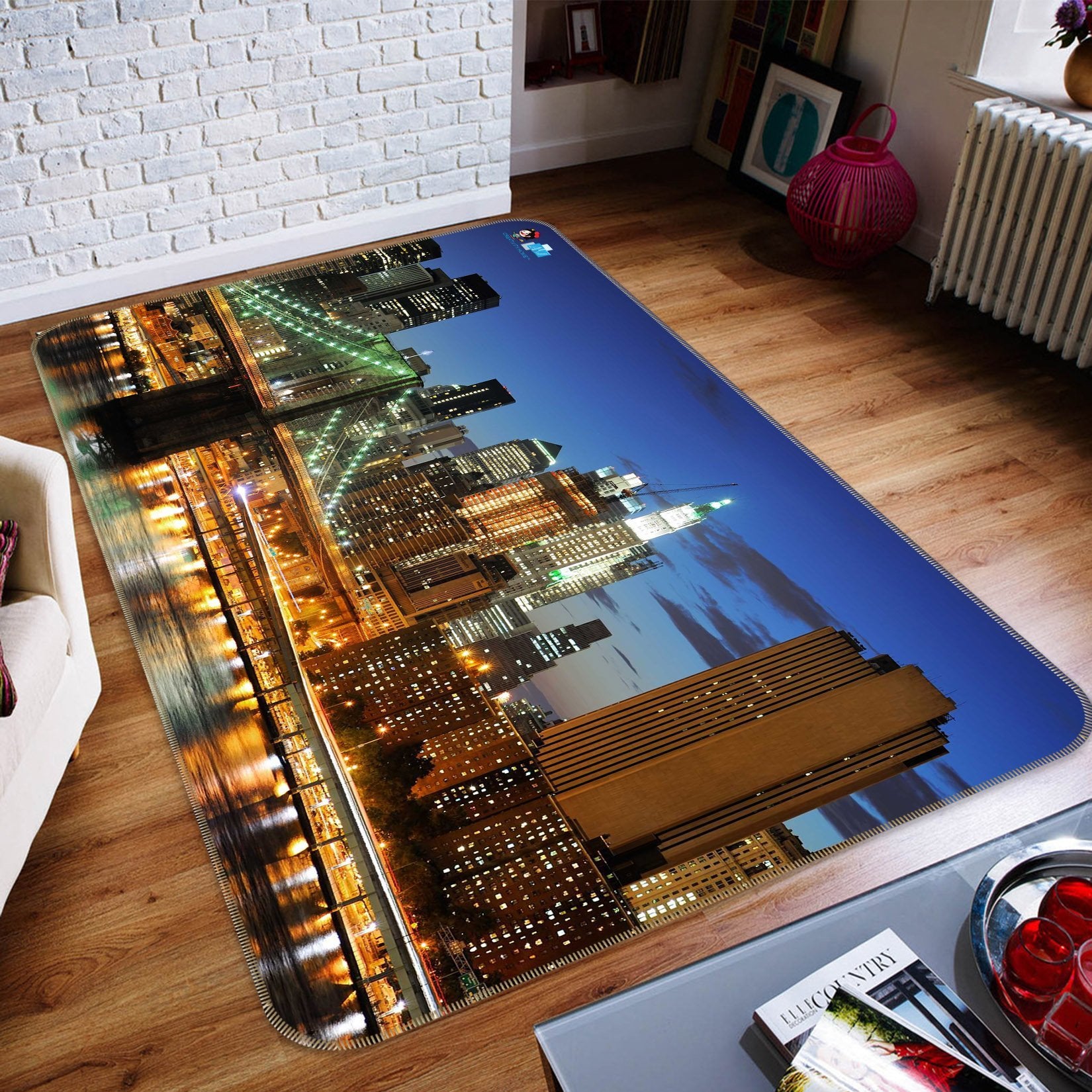 3D Night View 616 Non Slip Rug Mat Mat AJ Creativity Home