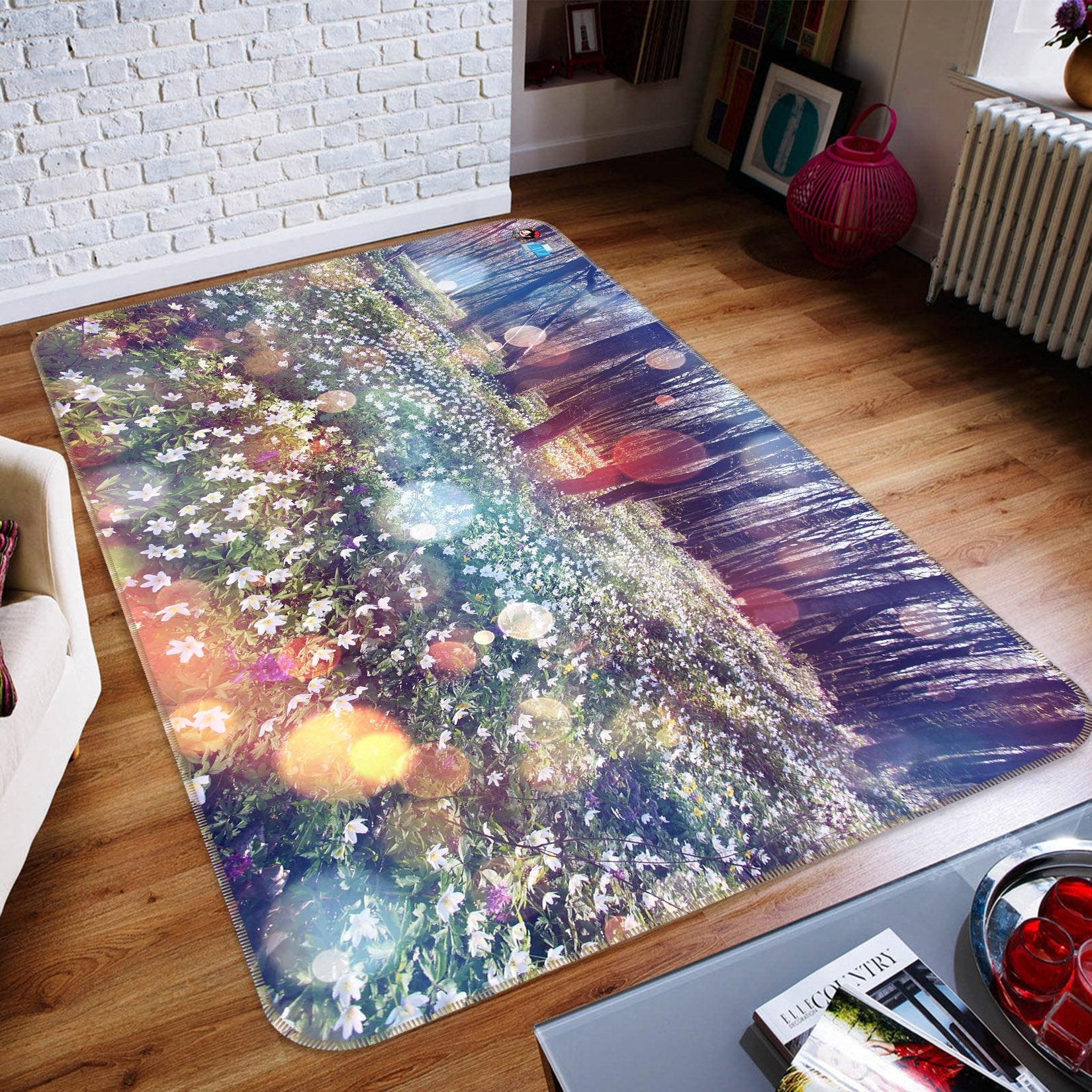 3D Halo Flower 478 Non Slip Rug Mat Mat AJ Creativity Home