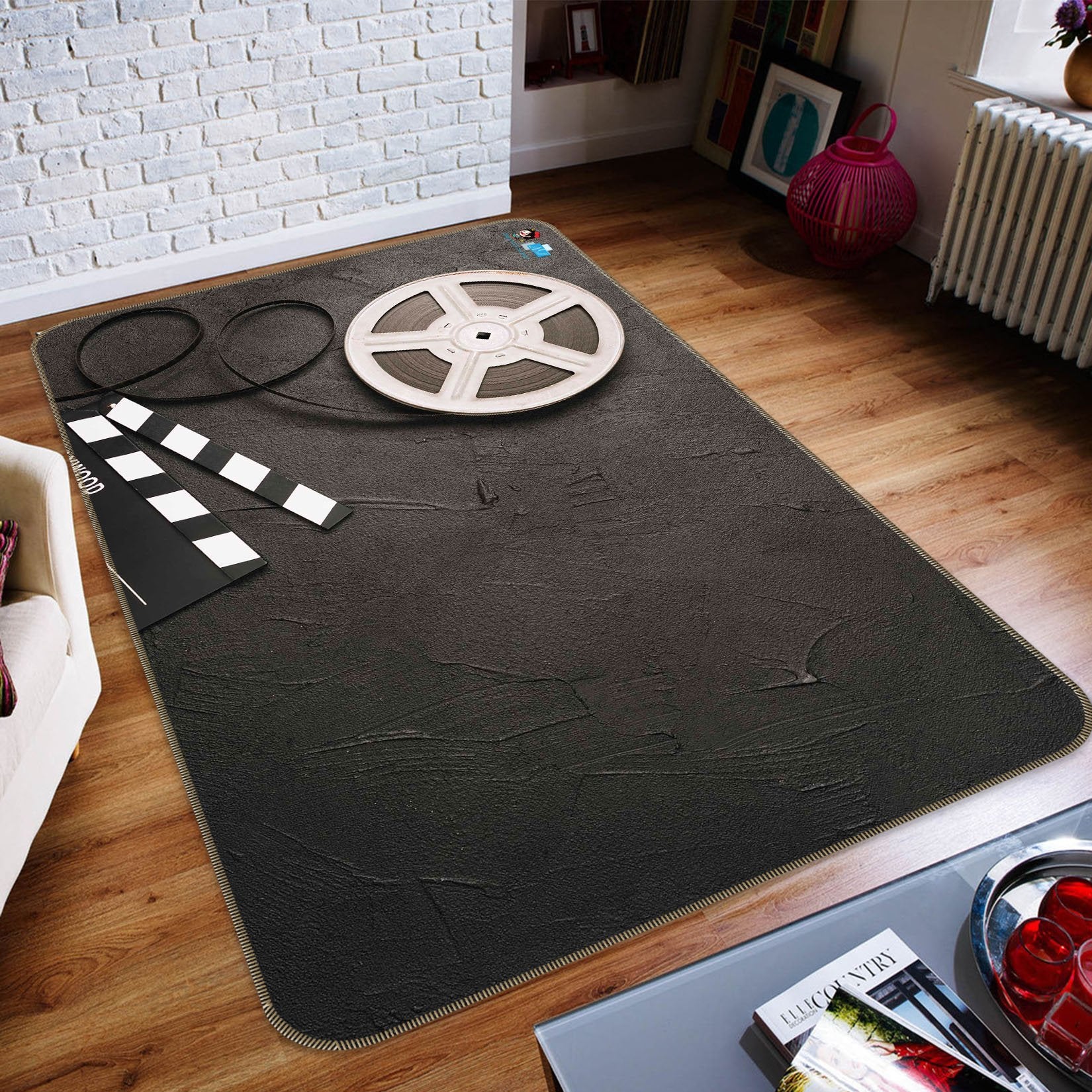 3D Film Board 197 Non Slip Rug Mat Mat AJ Creativity Home