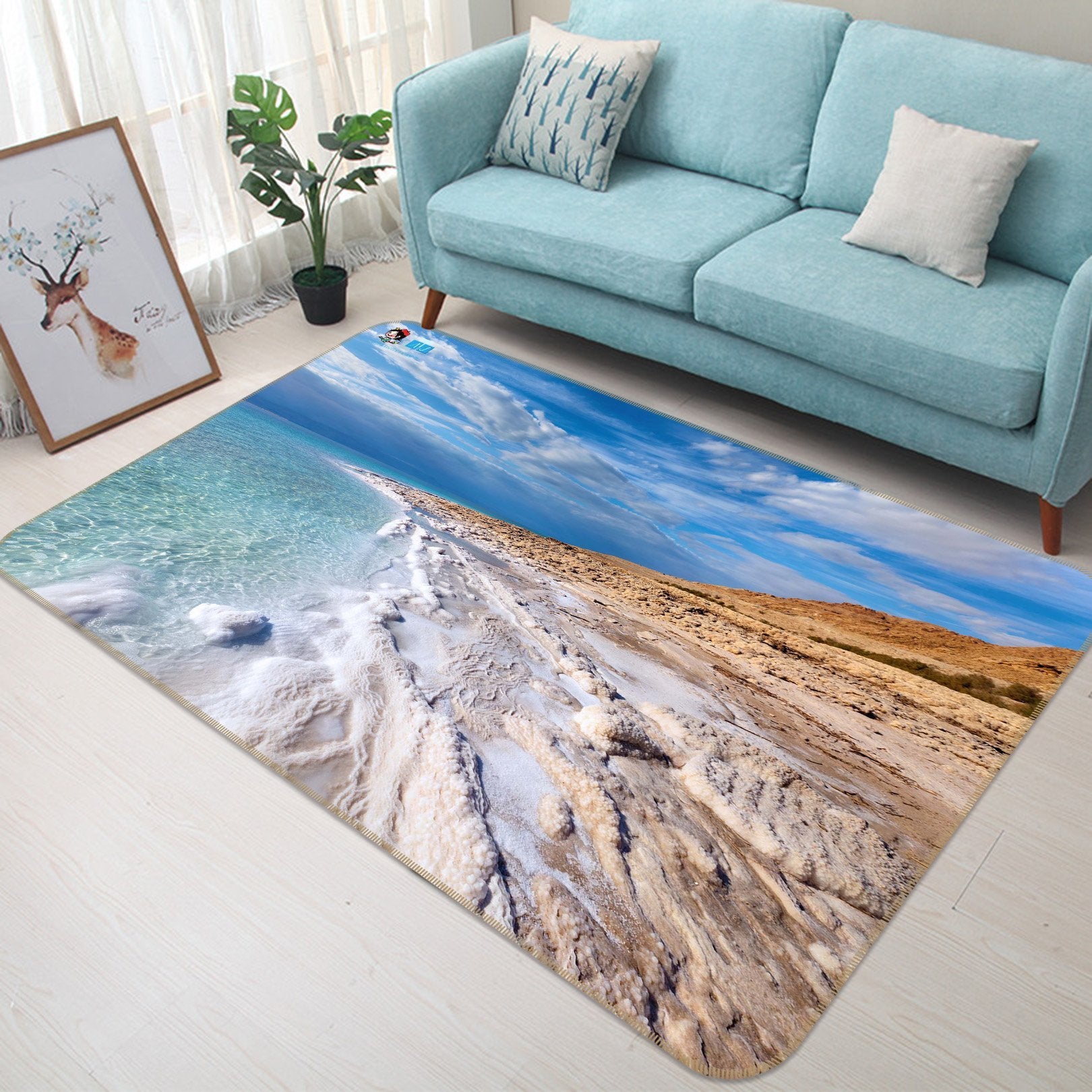 3D Sea Wave 395 Non Slip Rug Mat Mat AJ Creativity Home