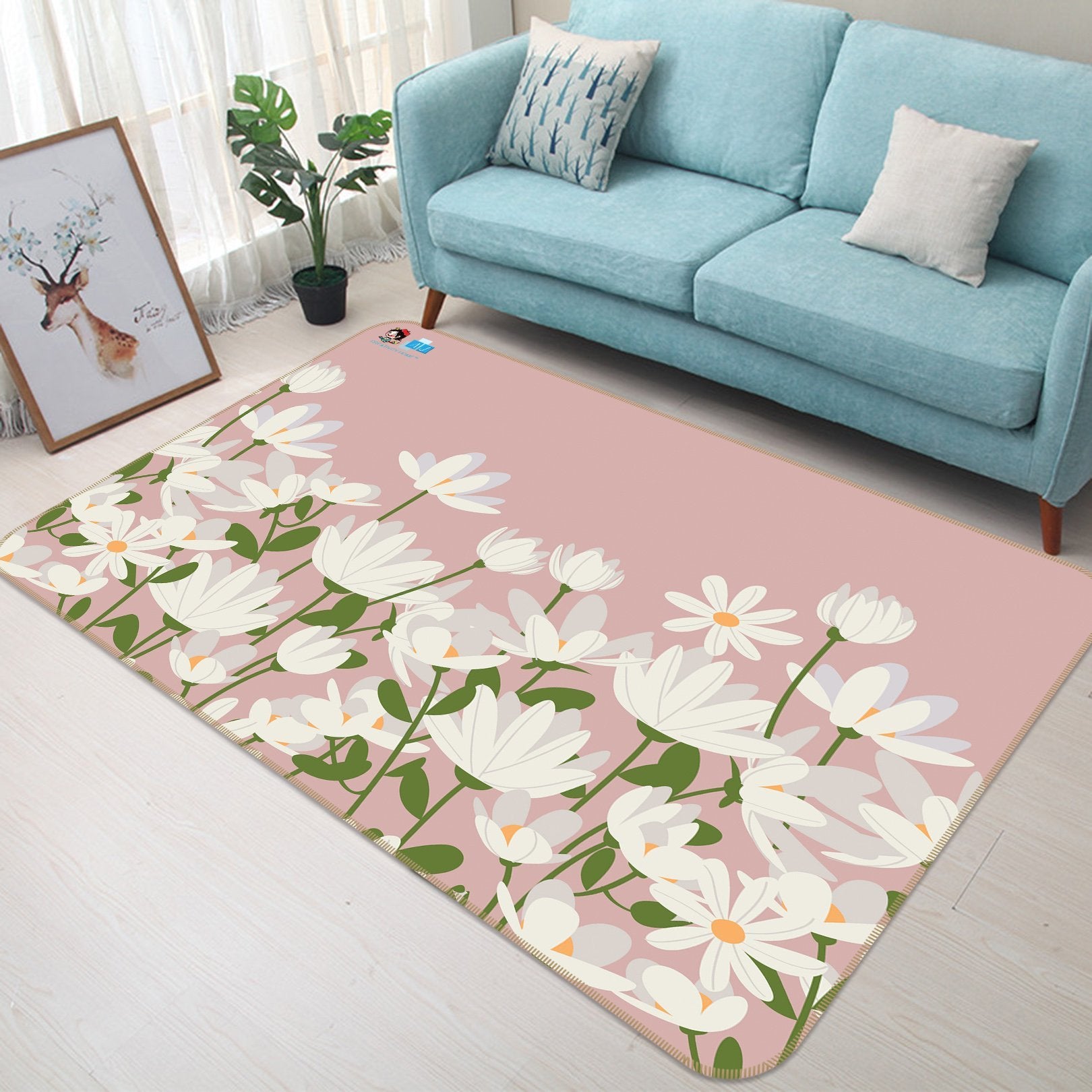 3D Painting Flower Group 256 Non Slip Rug Mat Mat AJ Creativity Home