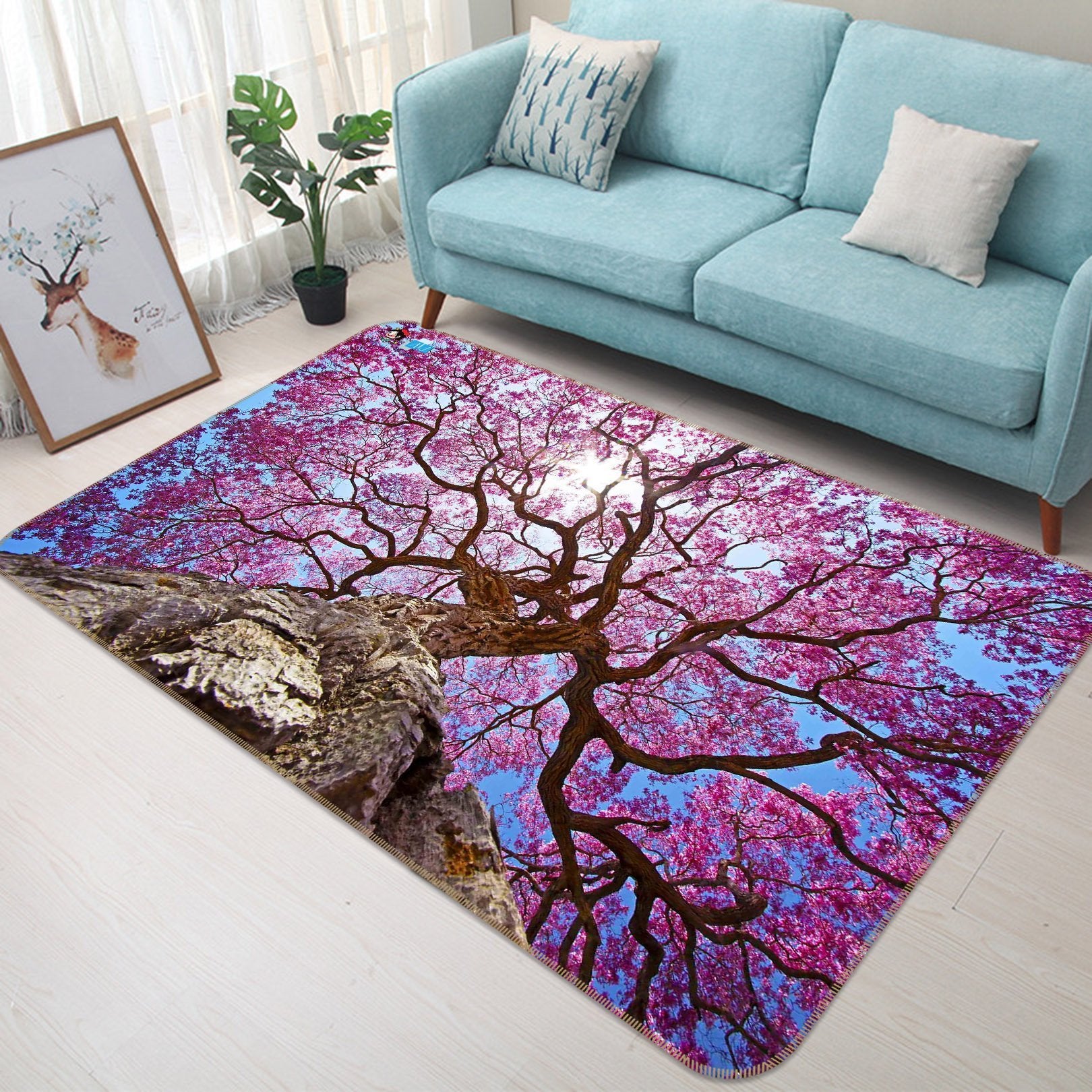 3D Sunshine Cherry 684 Non Slip Rug Mat Mat AJ Creativity Home