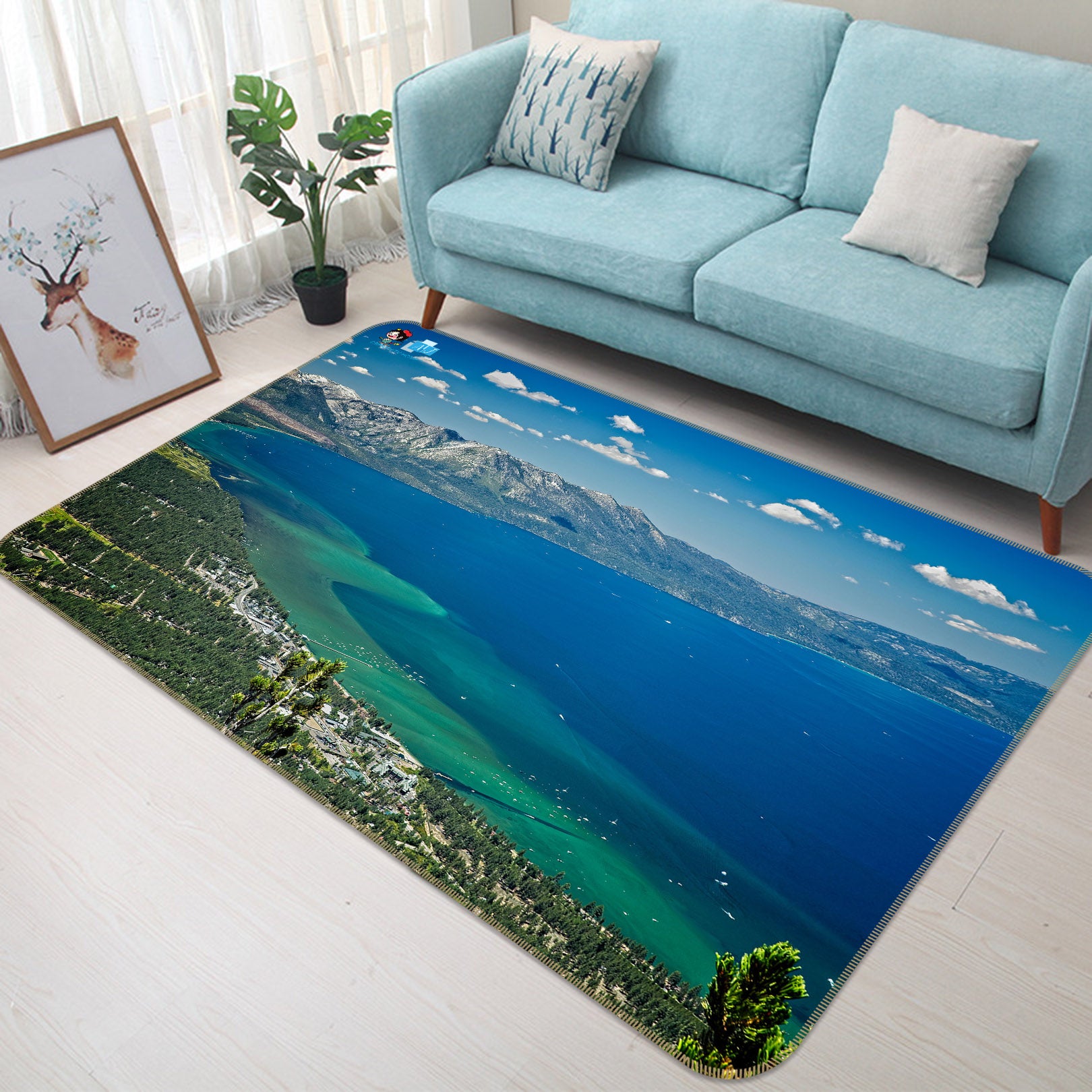 3D Ocean 62228 Kathy Barefield Rug Non Slip Rug Mat