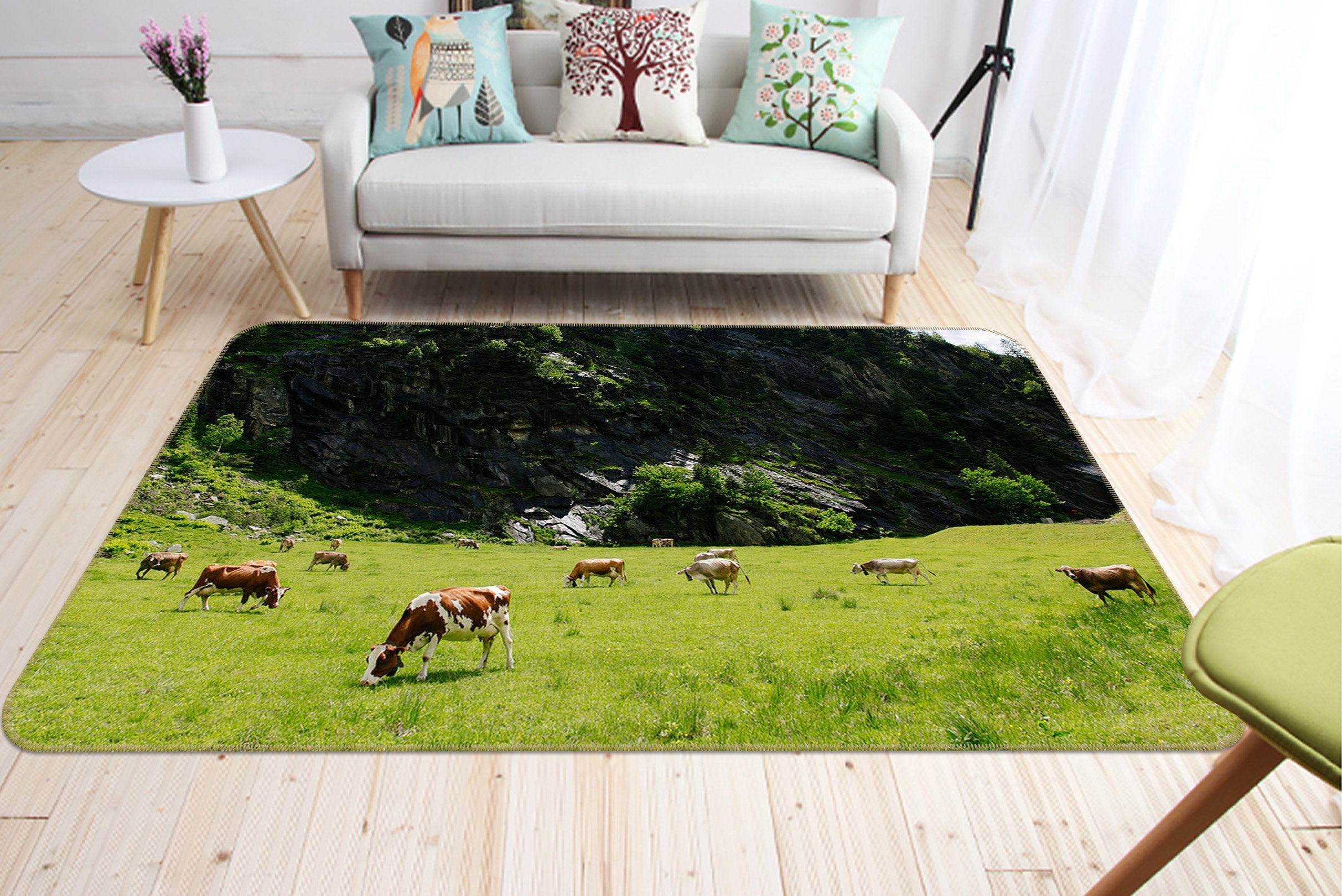 3D Prairie Horse 207 Animal Non Slip Rug Mat Mat AJ Creativity Home