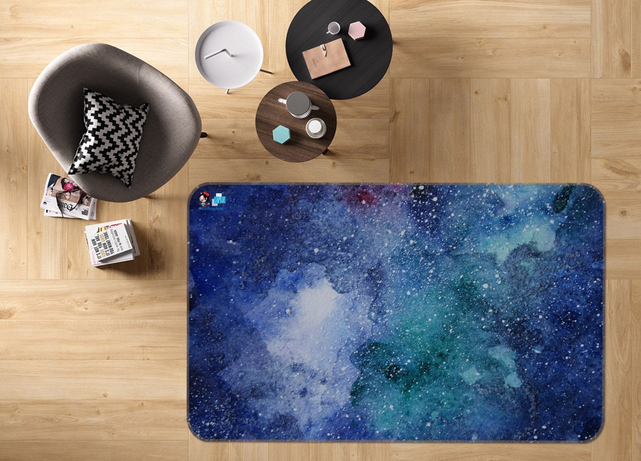 3D Stone Pattern 077 Non Slip Rug Mat Mat AJ Creativity Home