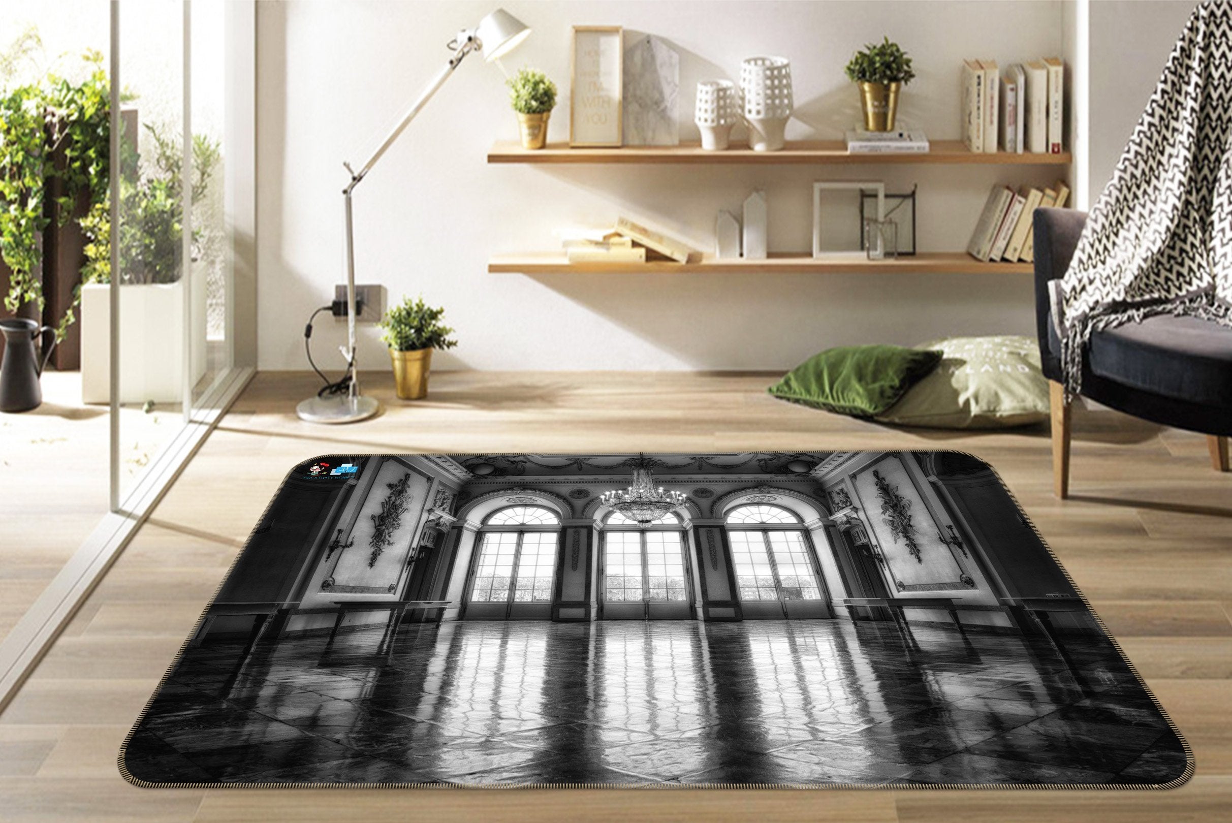 3D Luxury Light 033 Non Slip Rug Mat Mat AJ Creativity Home