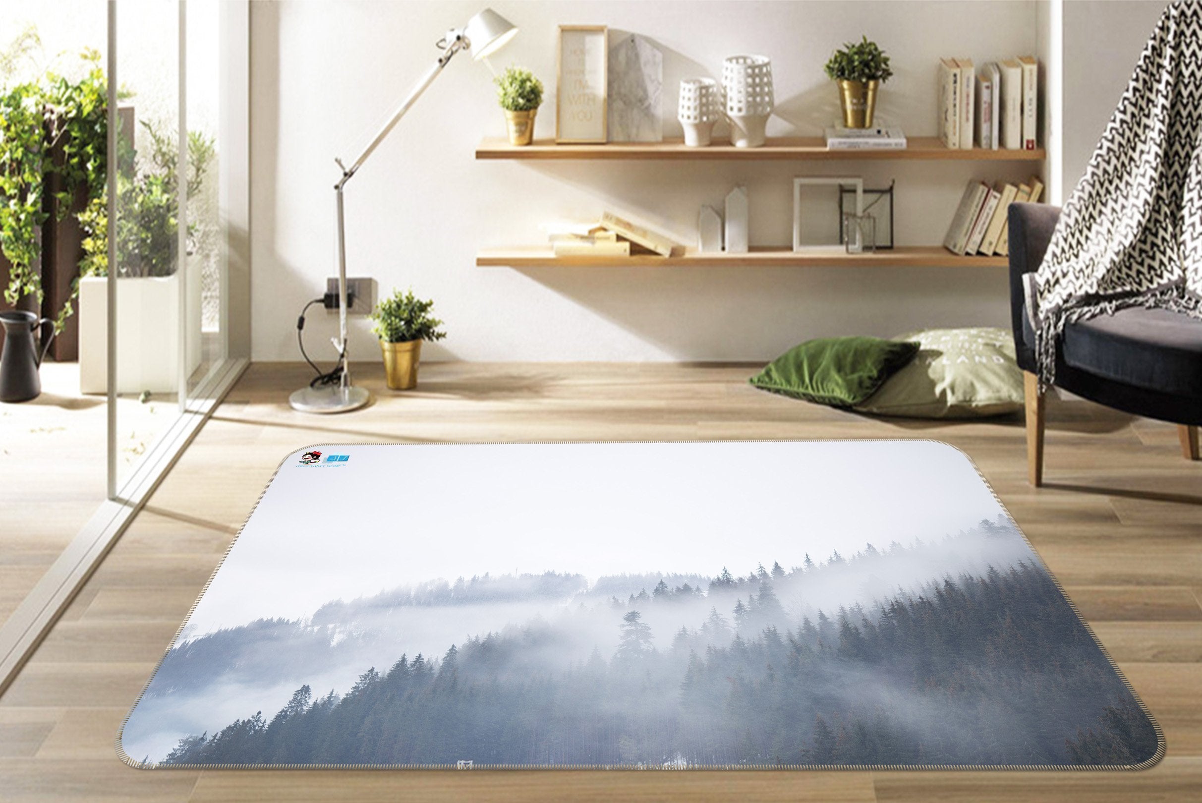 3D Woods Sky 141 Non Slip Rug Mat Mat AJ Creativity Home