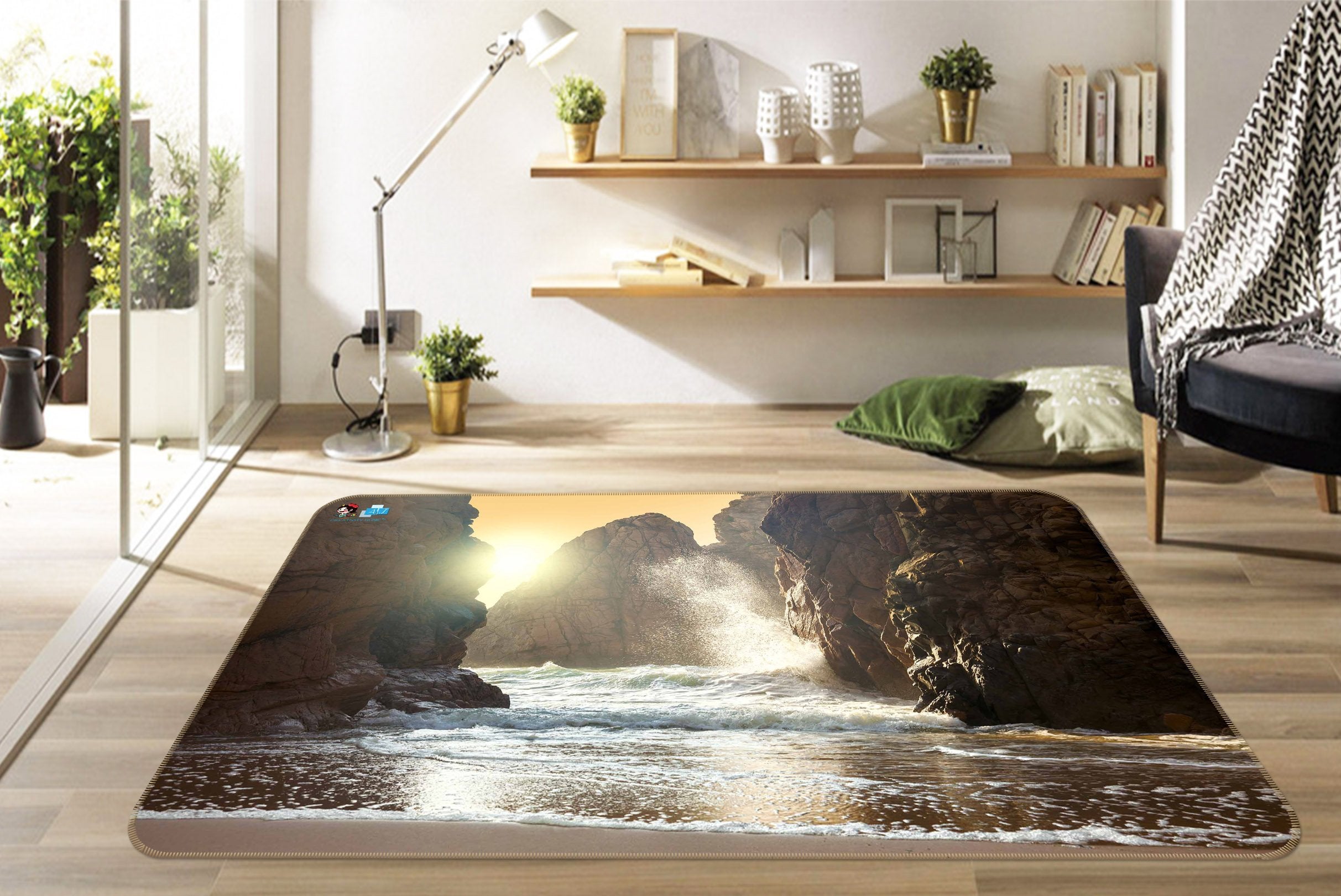 3D Sea Mountains Waves 217 Non Slip Rug Mat Mat AJ Creativity Home