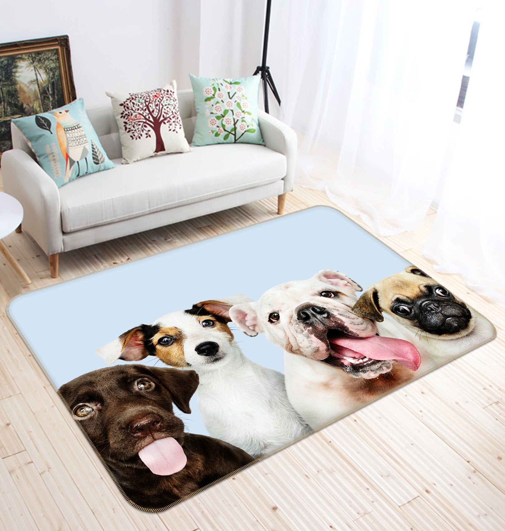 3D Cute Puppy 212 Animal Non Slip Rug Mat Mat AJ Creativity Home