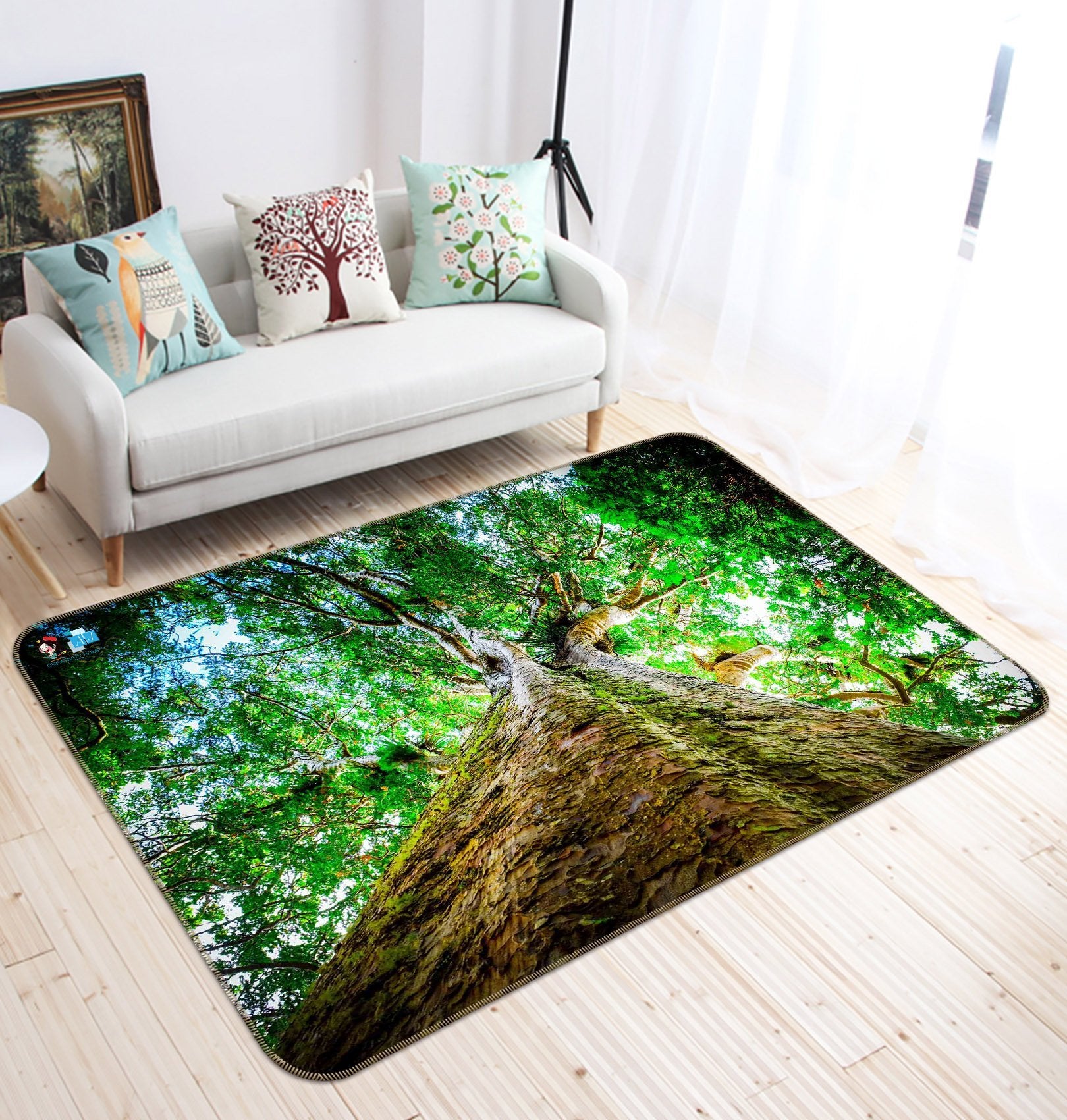 3D Stout Trunk 515 Non Slip Rug Mat Mat AJ Creativity Home